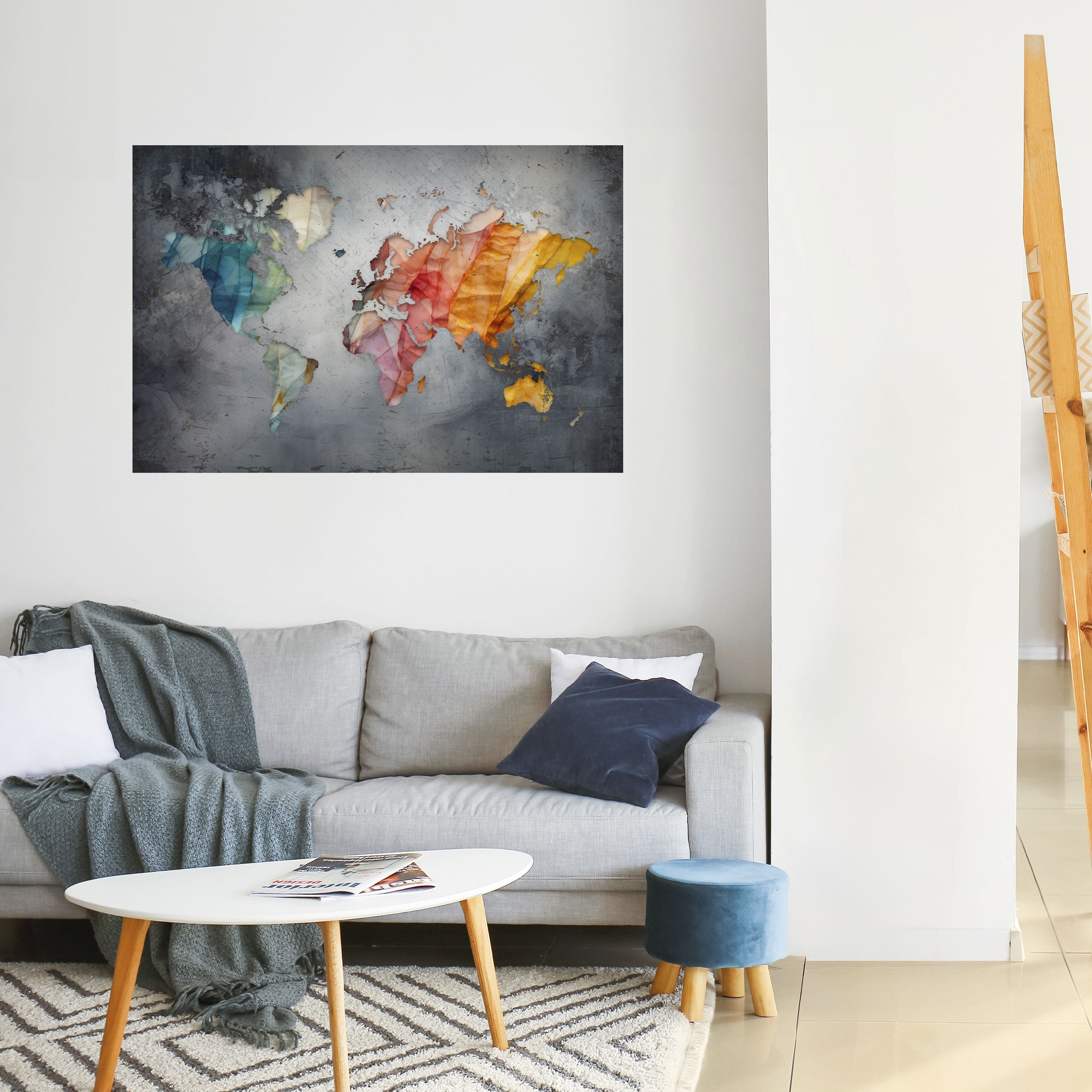 Affiche horizontale autocollante « TONS DE TERRE HARMONIEUX »