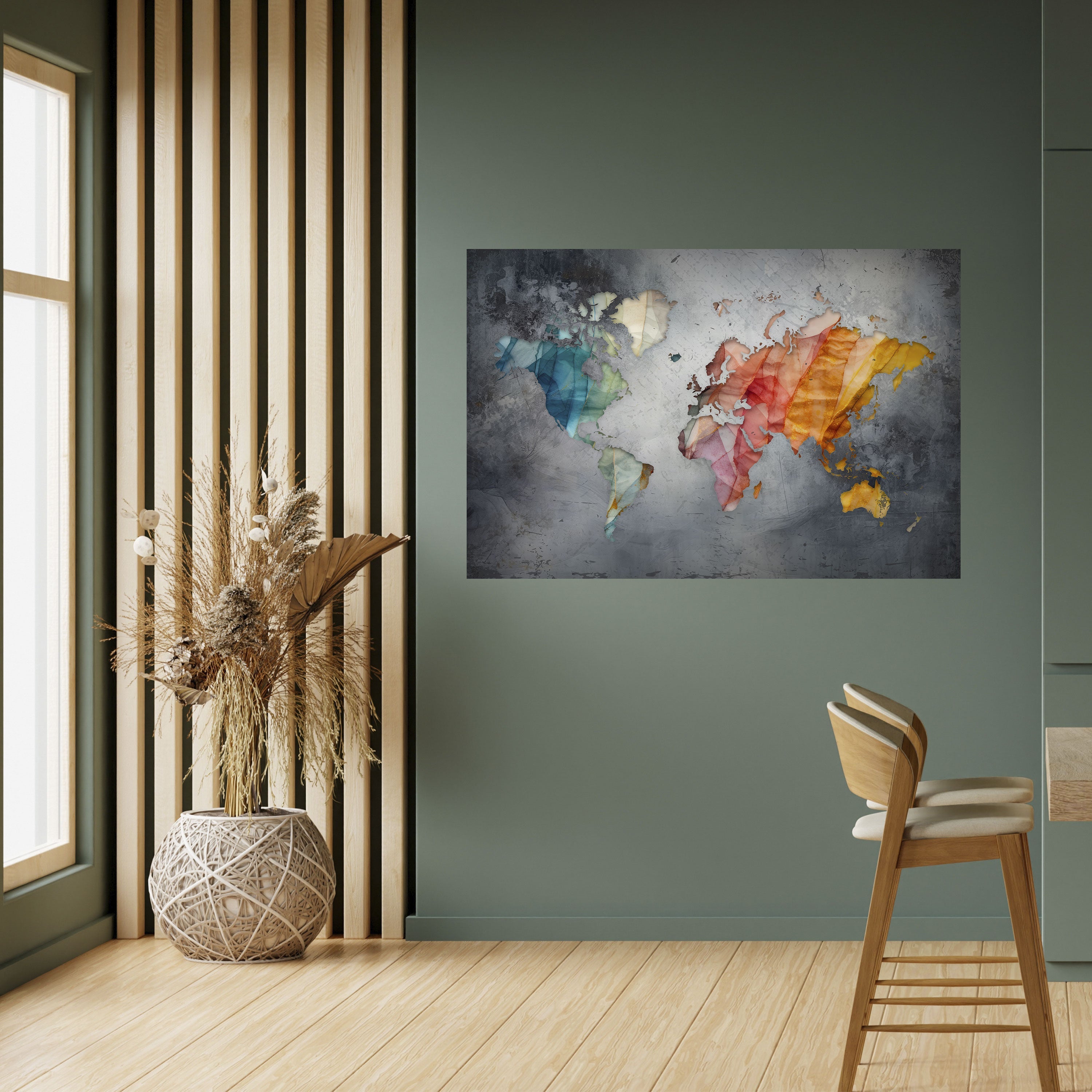 Affiche horizontale autocollante « TONS DE TERRE HARMONIEUX »