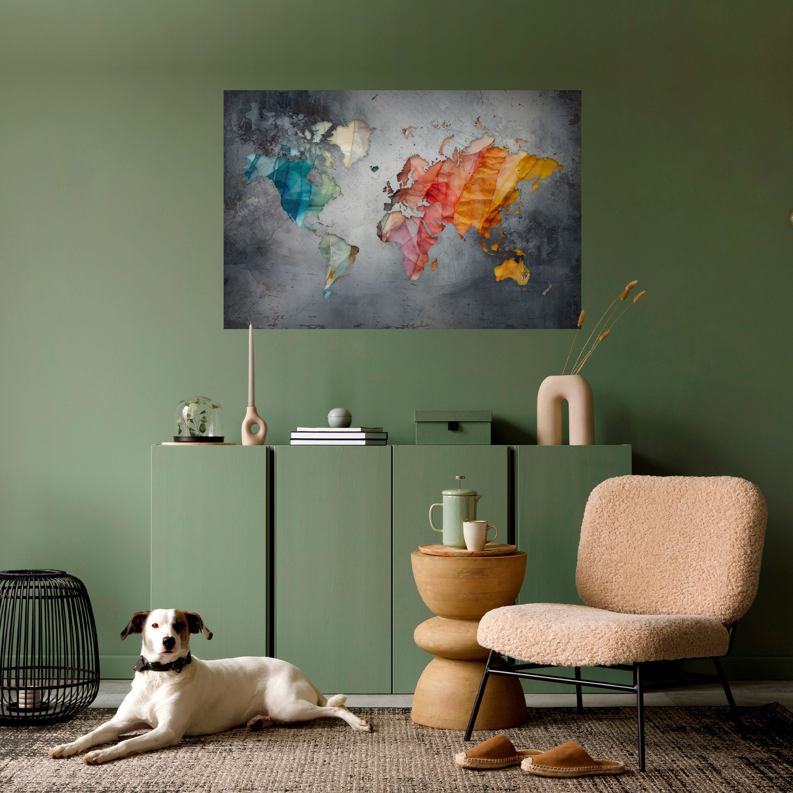 Affiche horizontale autocollante « TONS DE TERRE HARMONIEUX »