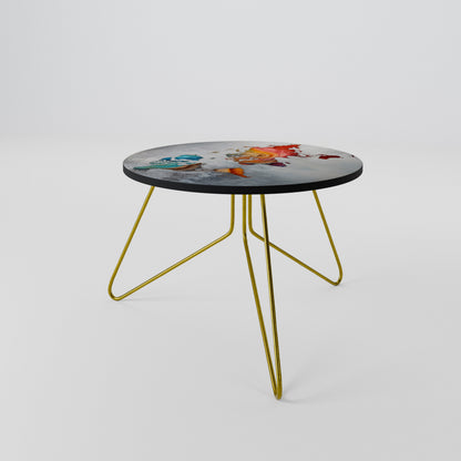 PAINTED CONTINENTS Coffee Table