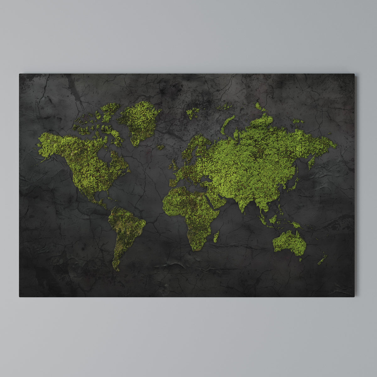 GREENER LANDS EMBRACED Horizontal Canvas Print