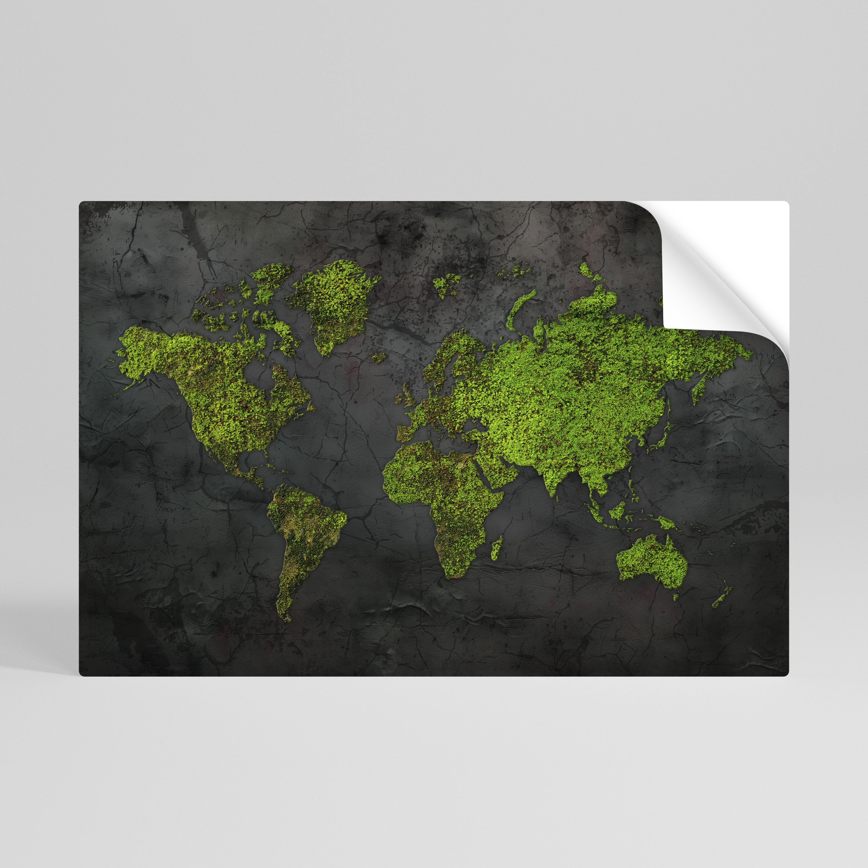 Affiche horizontale autocollante « GREENER LANDS EMBRACED »