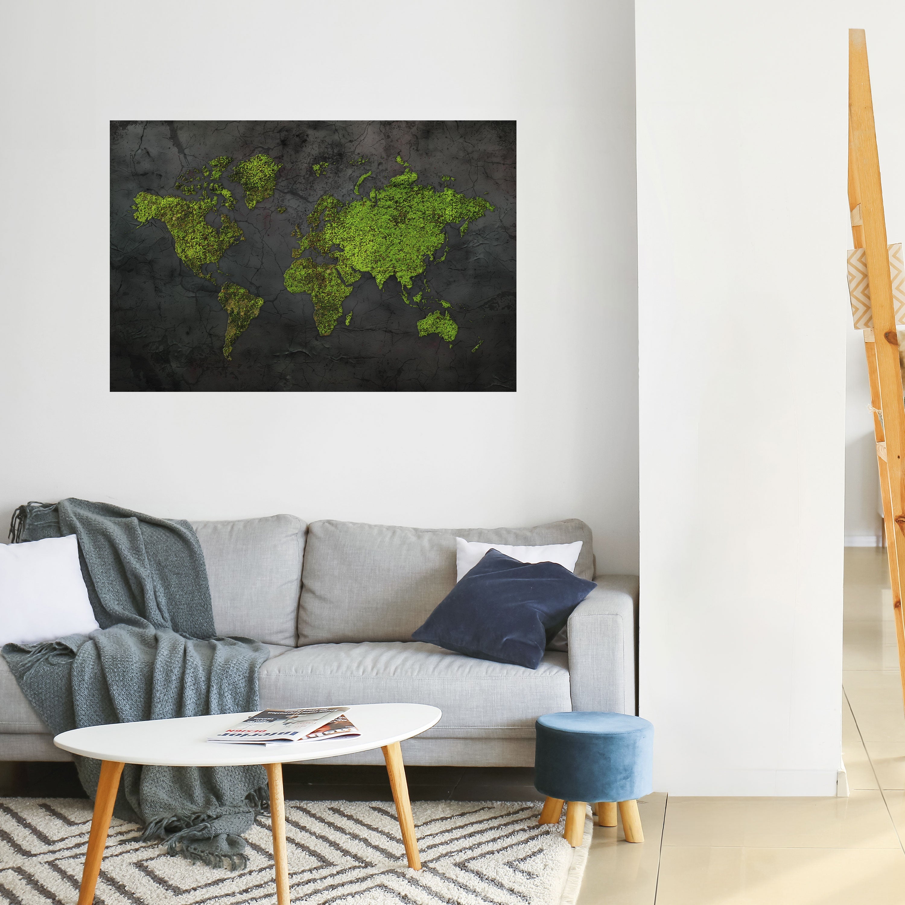 Affiche horizontale autocollante « GREENER LANDS EMBRACED »