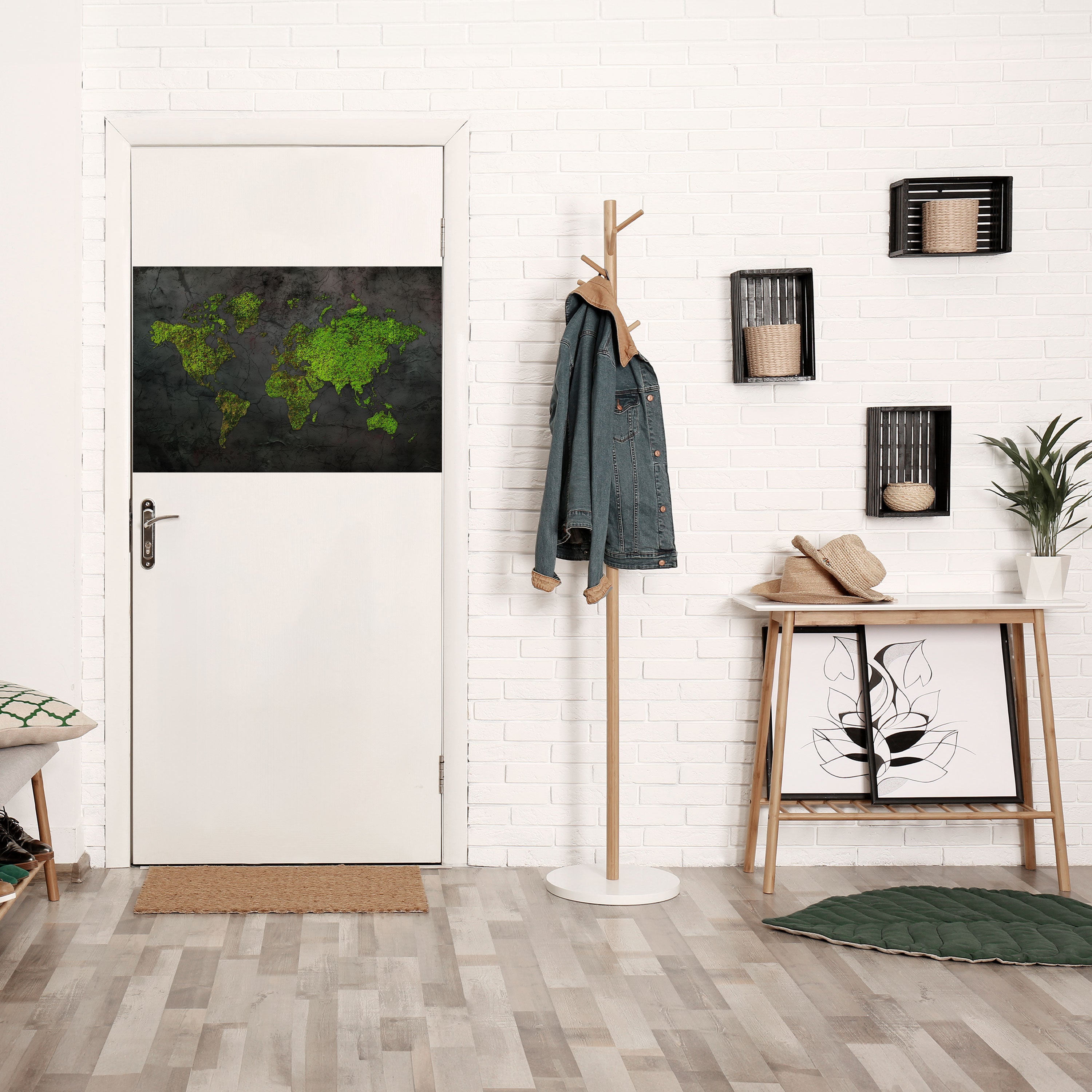 Affiche horizontale autocollante « GREENER LANDS EMBRACED »