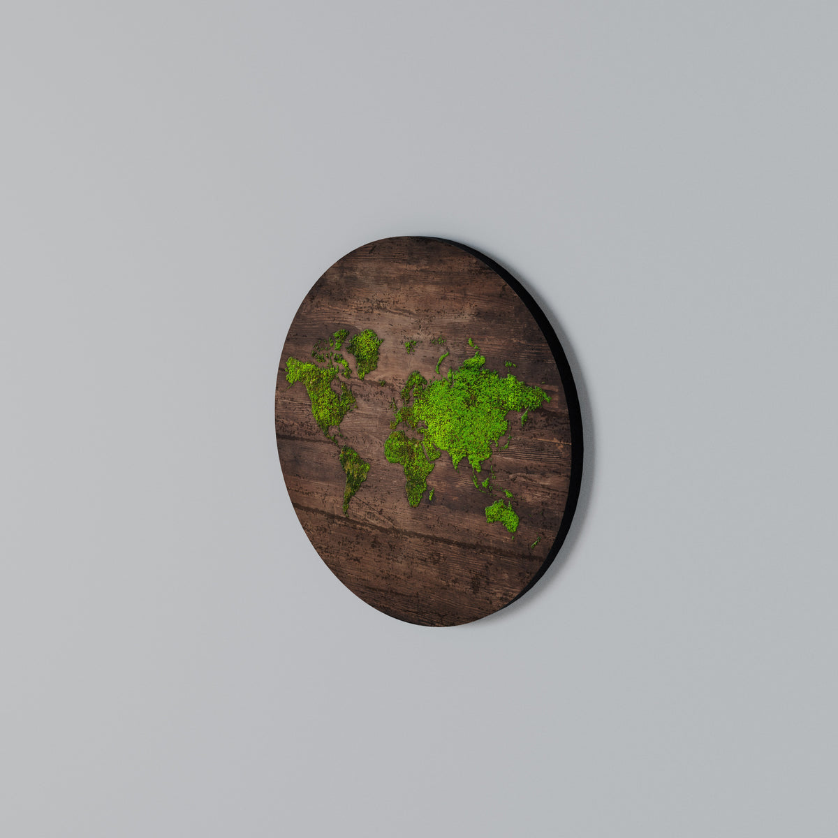 GREEN EARTH VISION Round Wall Art