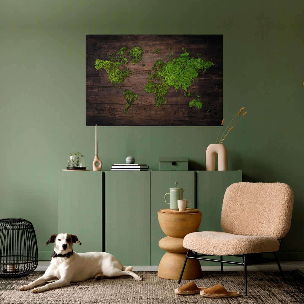 Affiche horizontale autocollante GREEN EARTH VISION