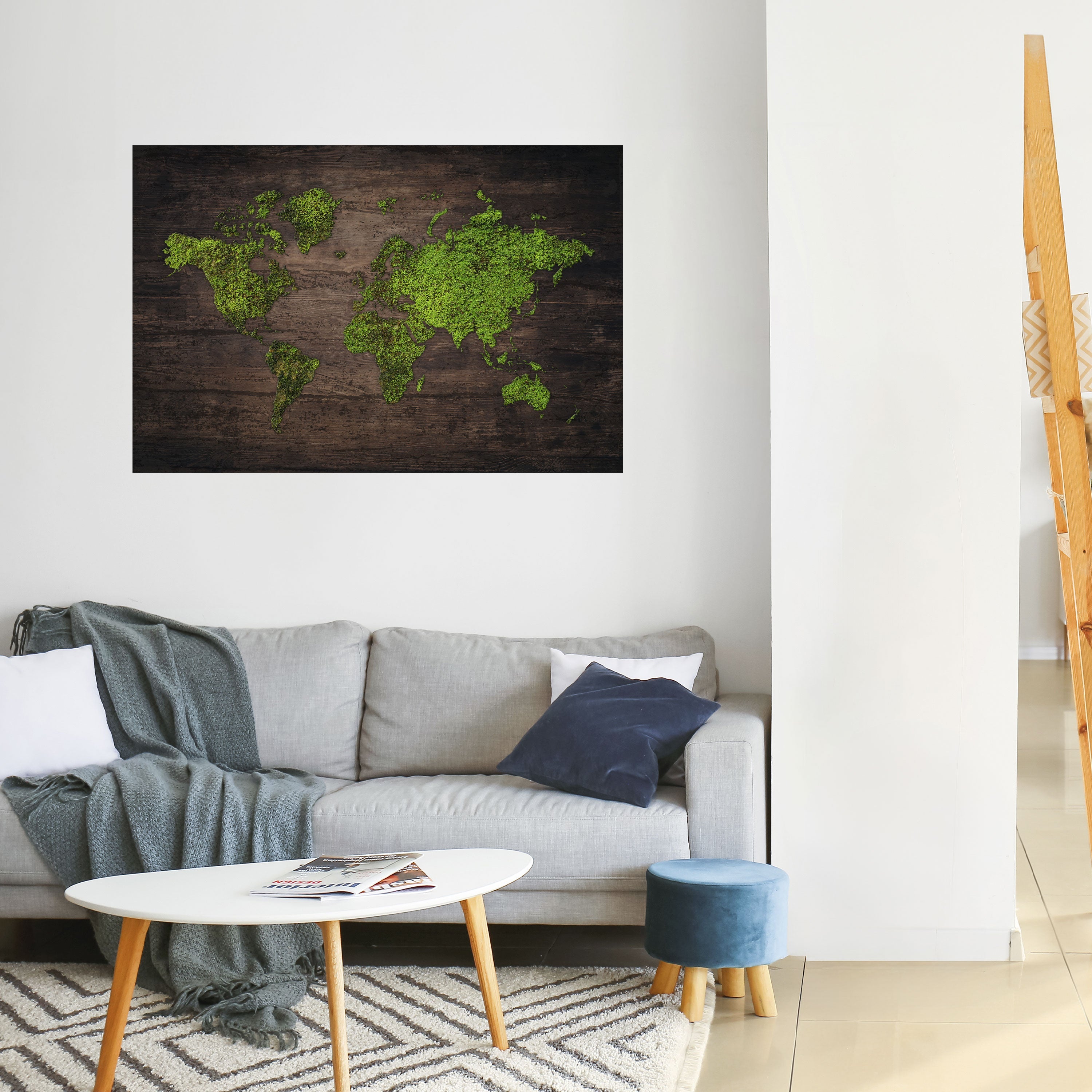 Affiche horizontale autocollante GREEN EARTH VISION