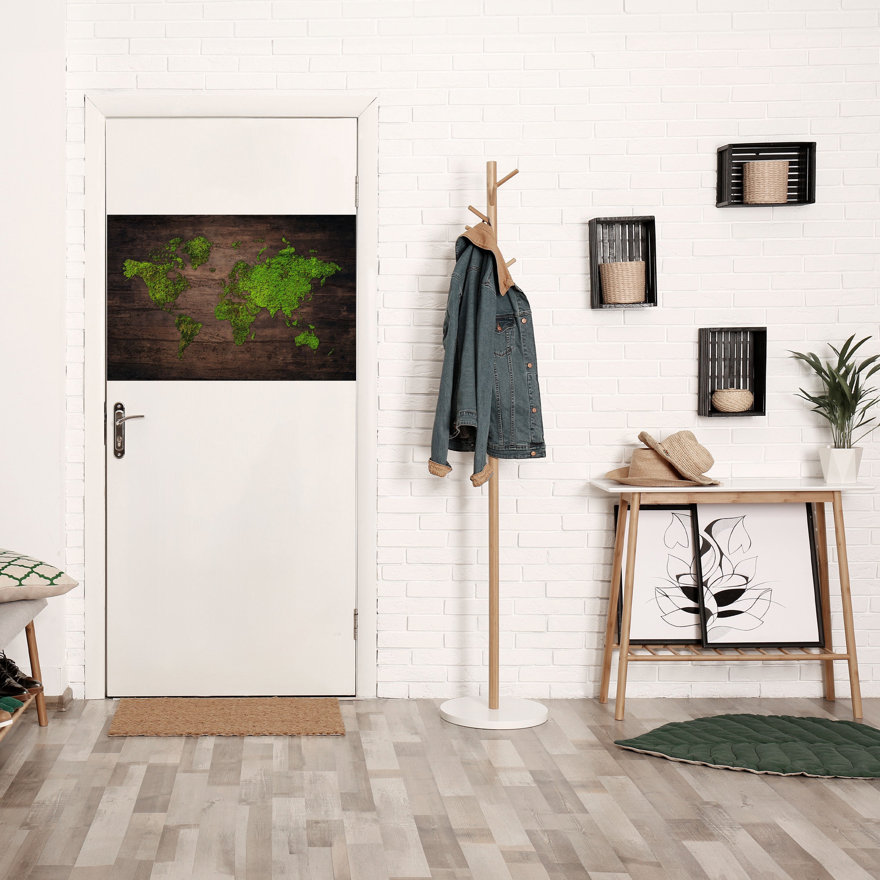 Affiche horizontale autocollante GREEN EARTH VISION