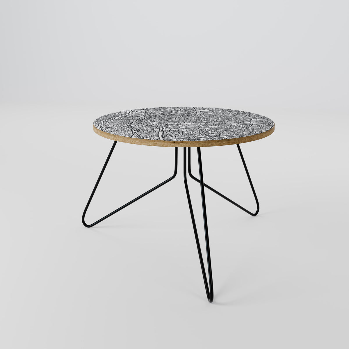 PARIS TOWN PLAN Coffee Table
