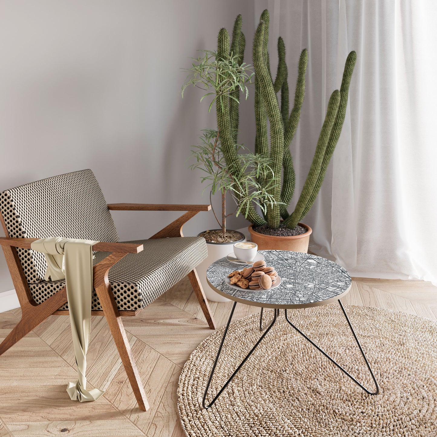 PARIS TOWN PLAN Coffee Table