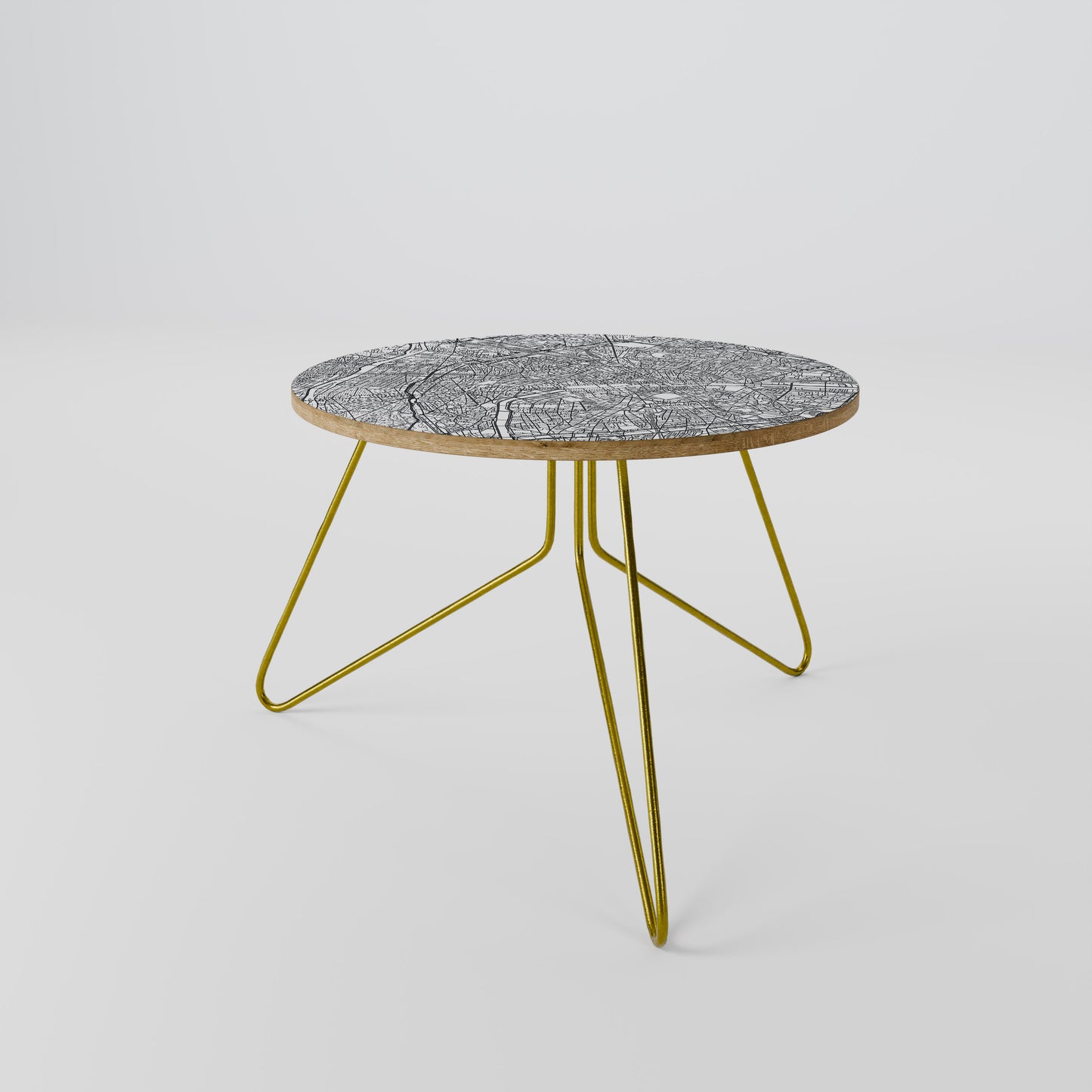 PARIS TOWN PLAN Coffee Table