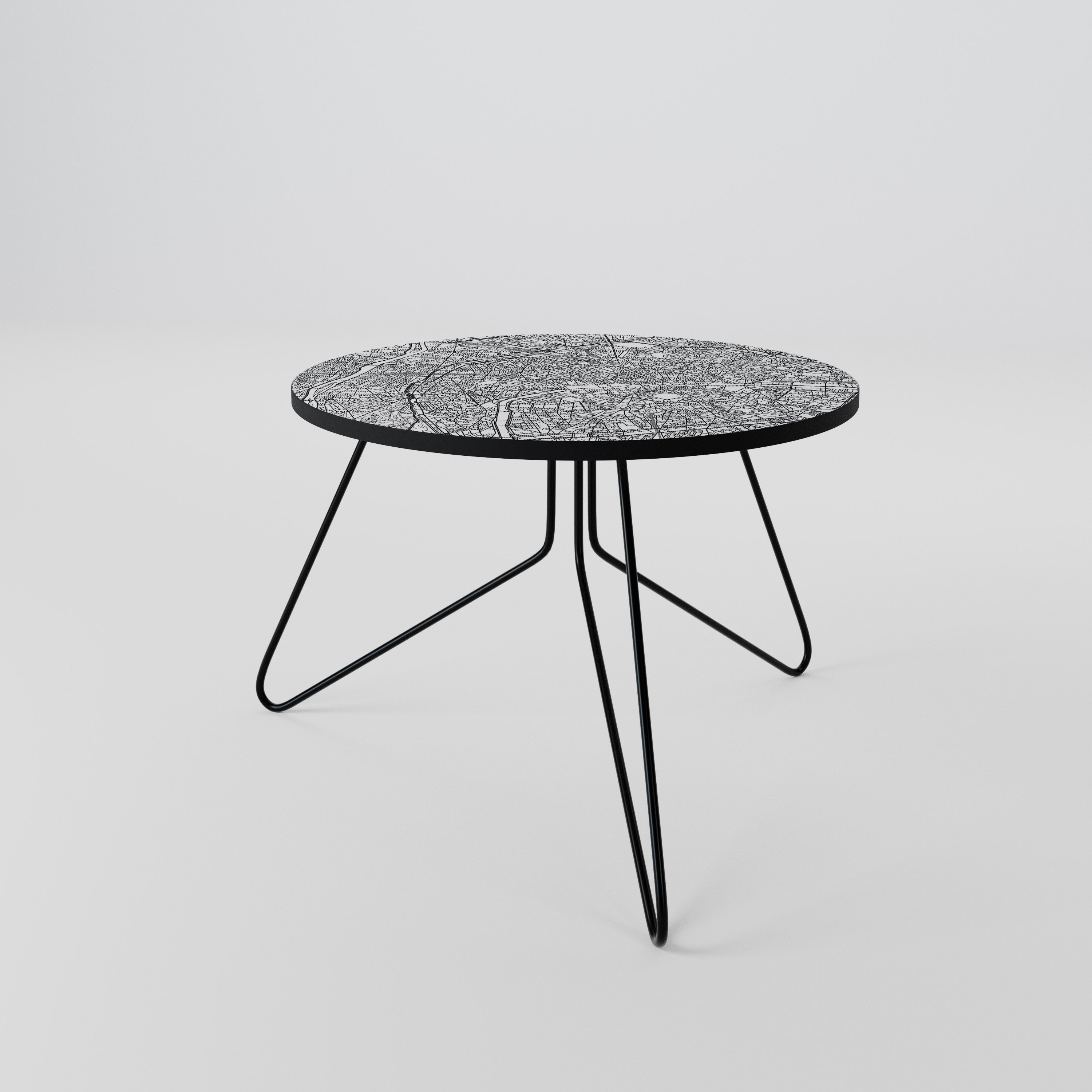 PARIS TOWN PLAN Coffee Table