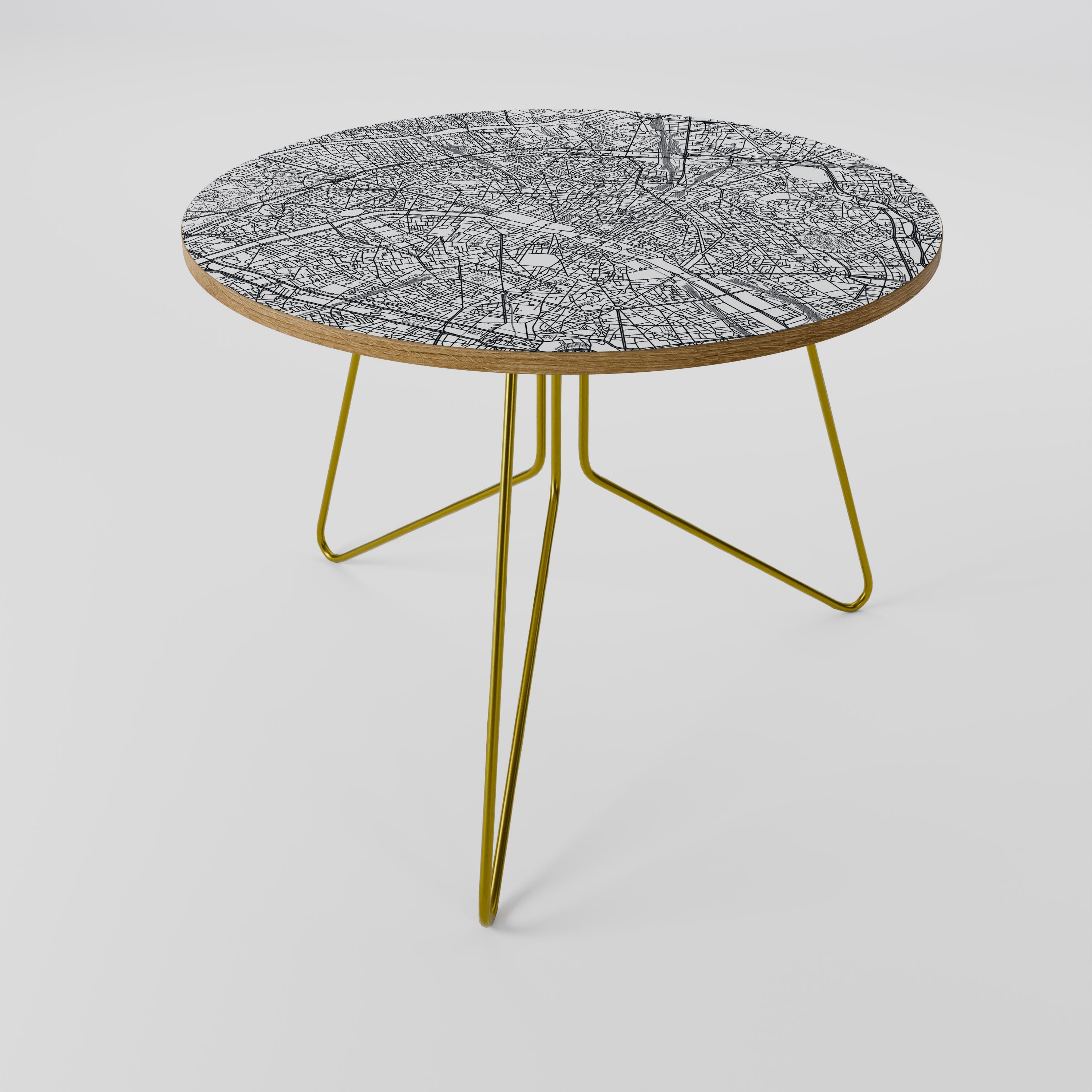 Table basse PLAN DE LA VILLE DE PARIS 69