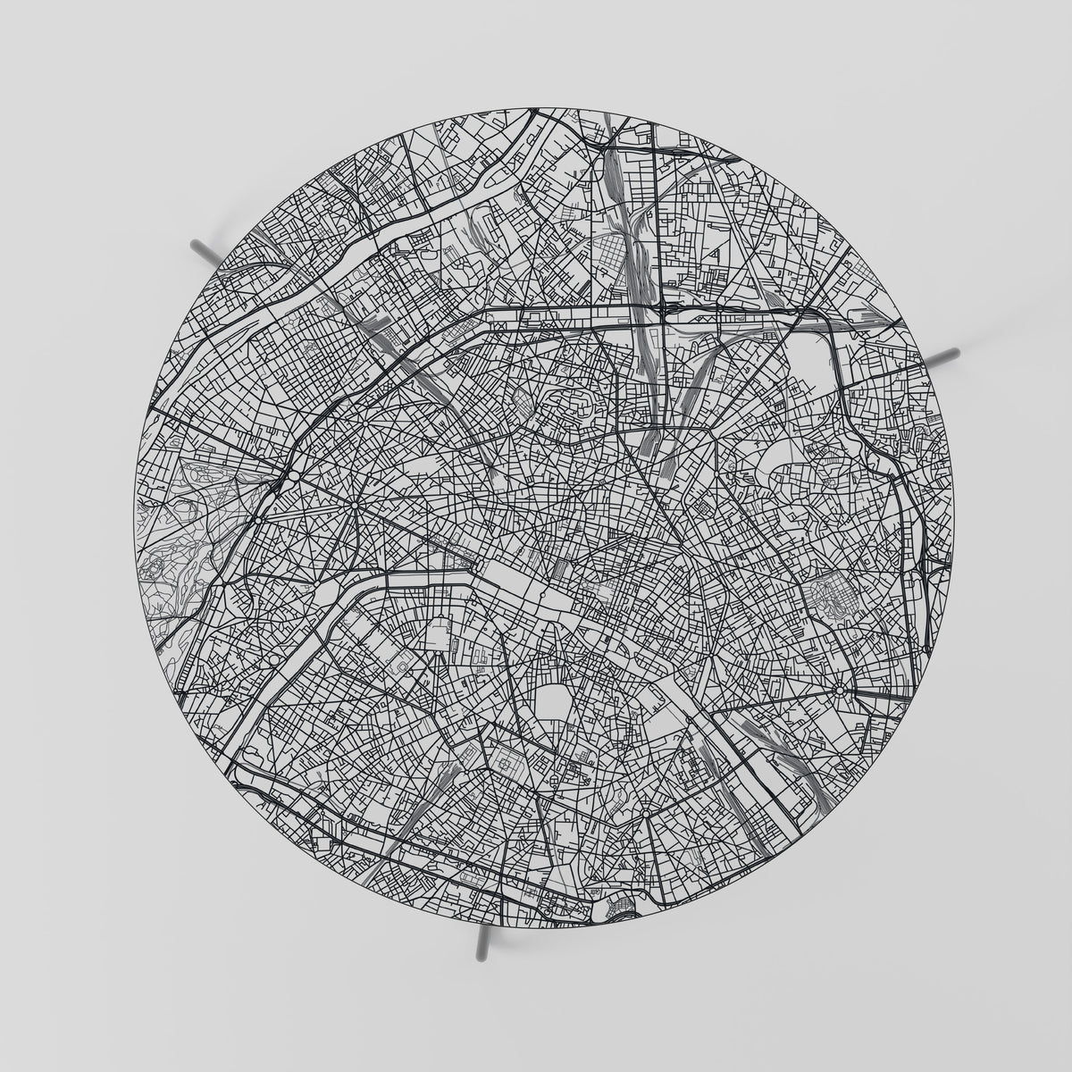 PARIS TOWN PLAN Coffee Table
