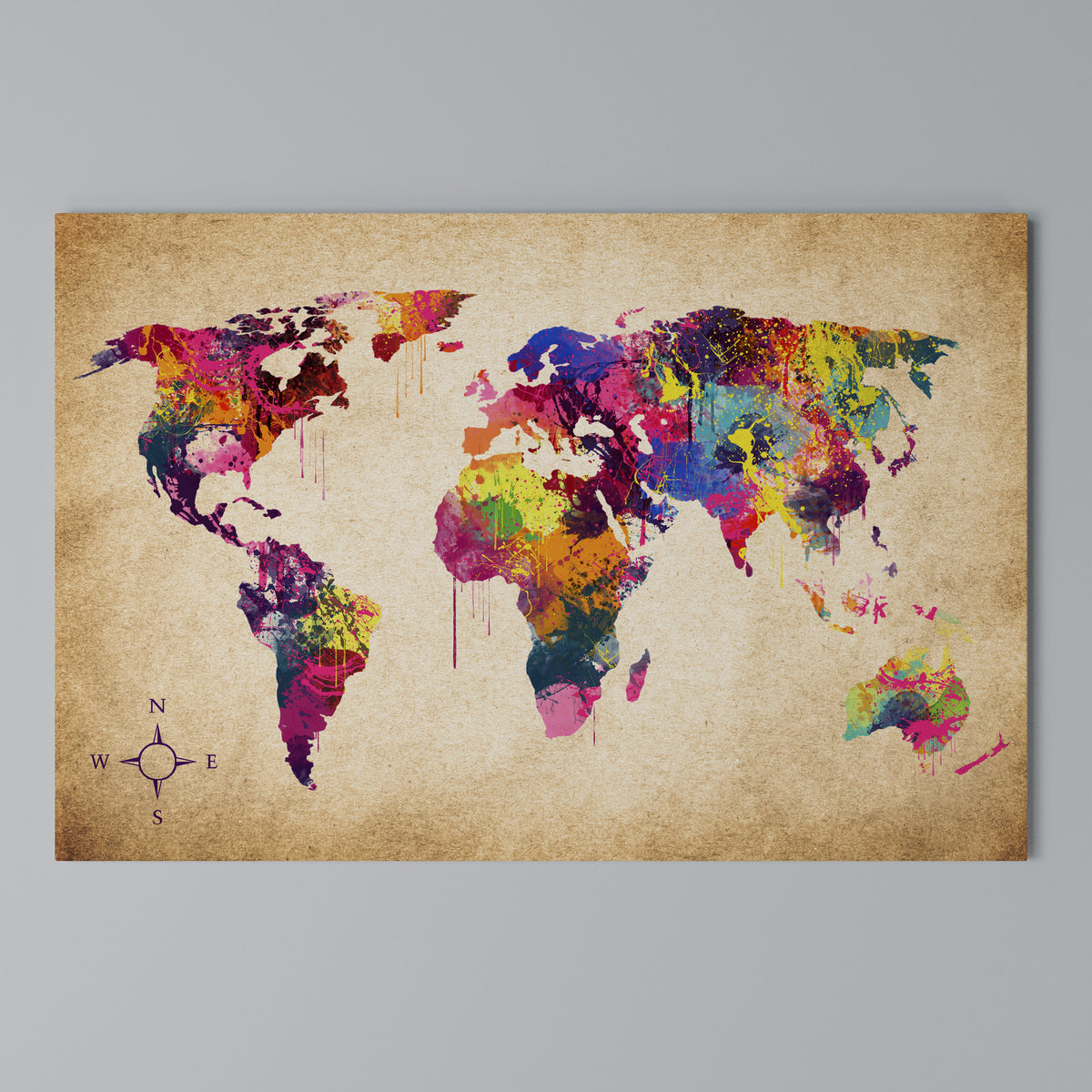 VIBRANT EARTHSCAPE Horizontal Canvas Print