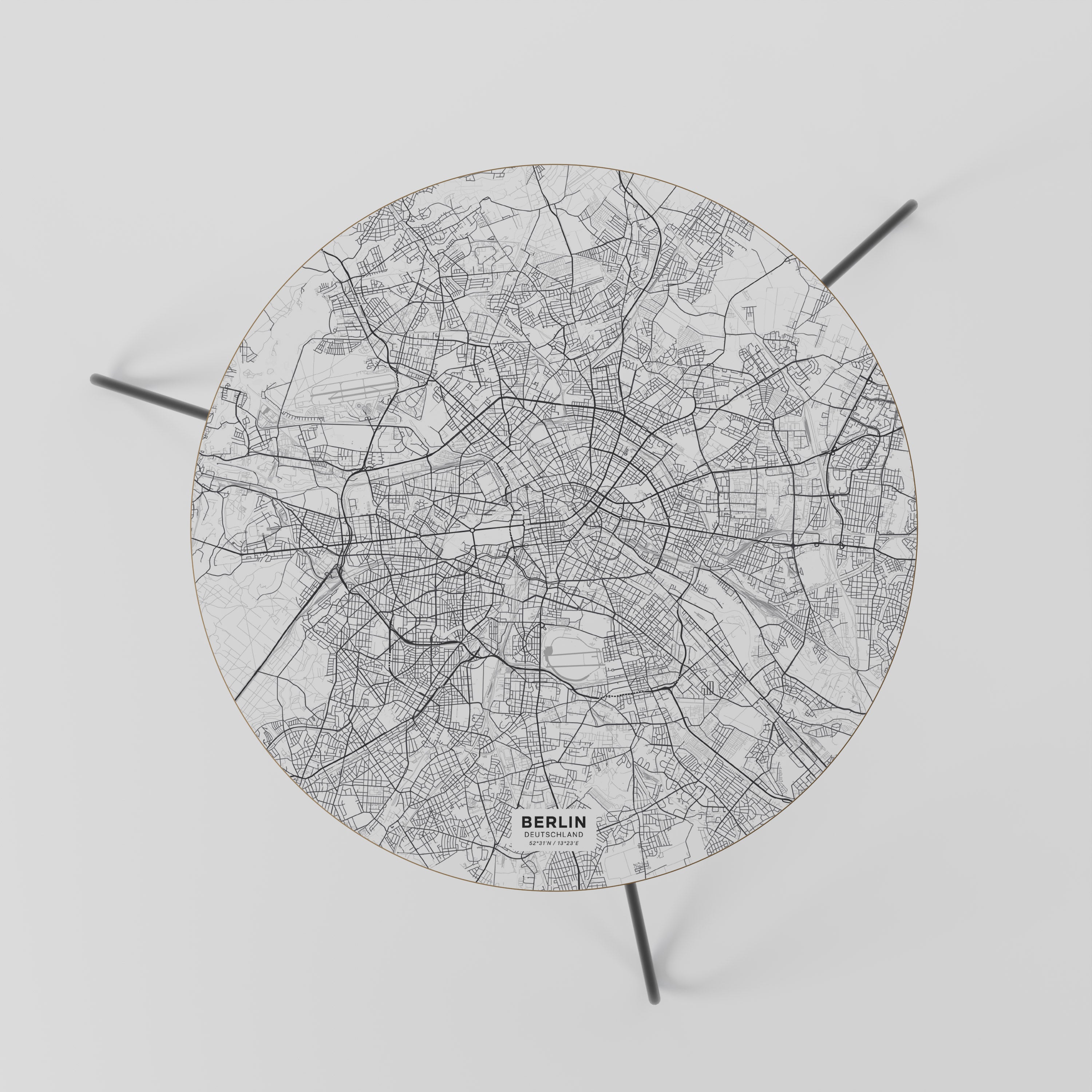 Table basse BERLIN PLAN 60