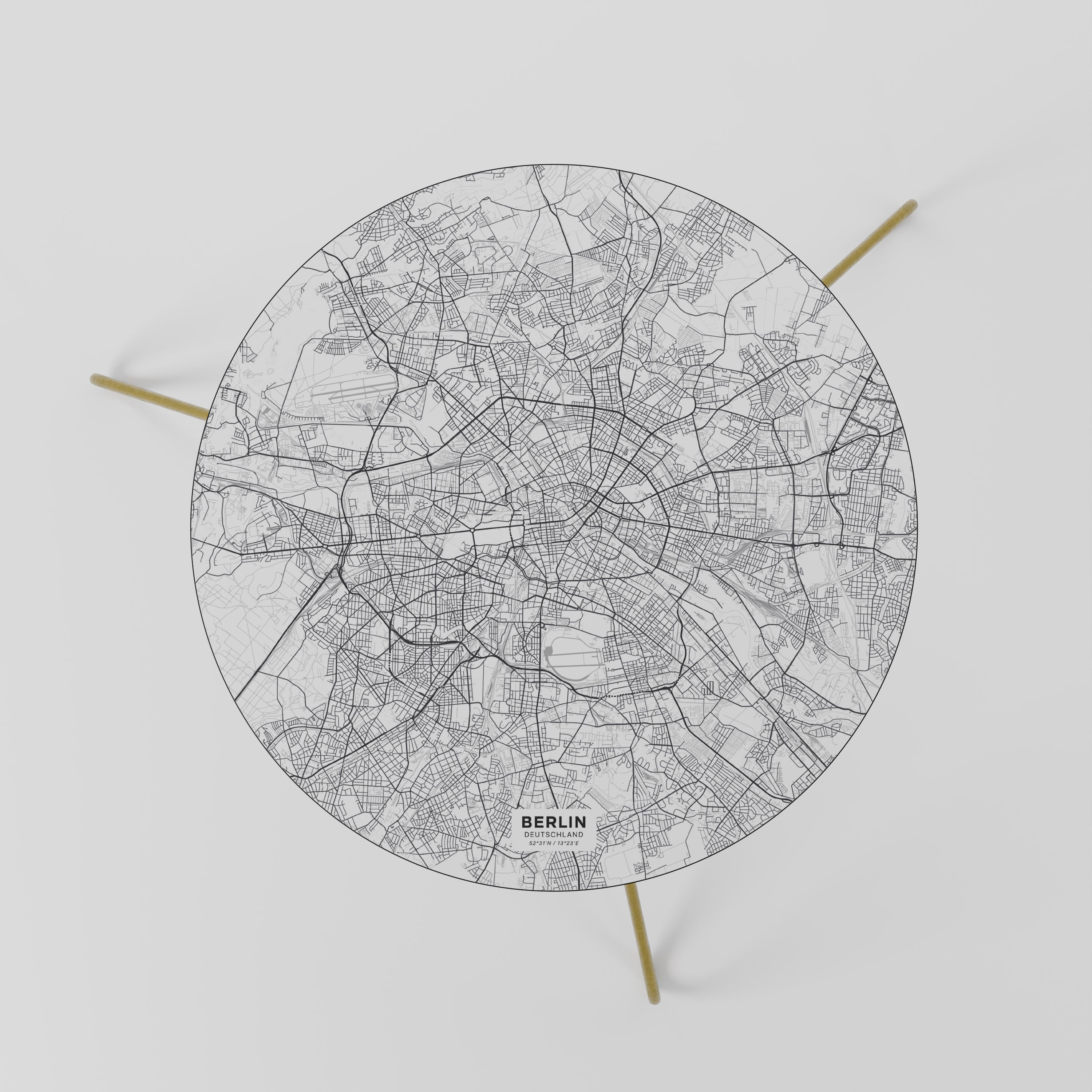 Table basse BERLIN PLAN 60