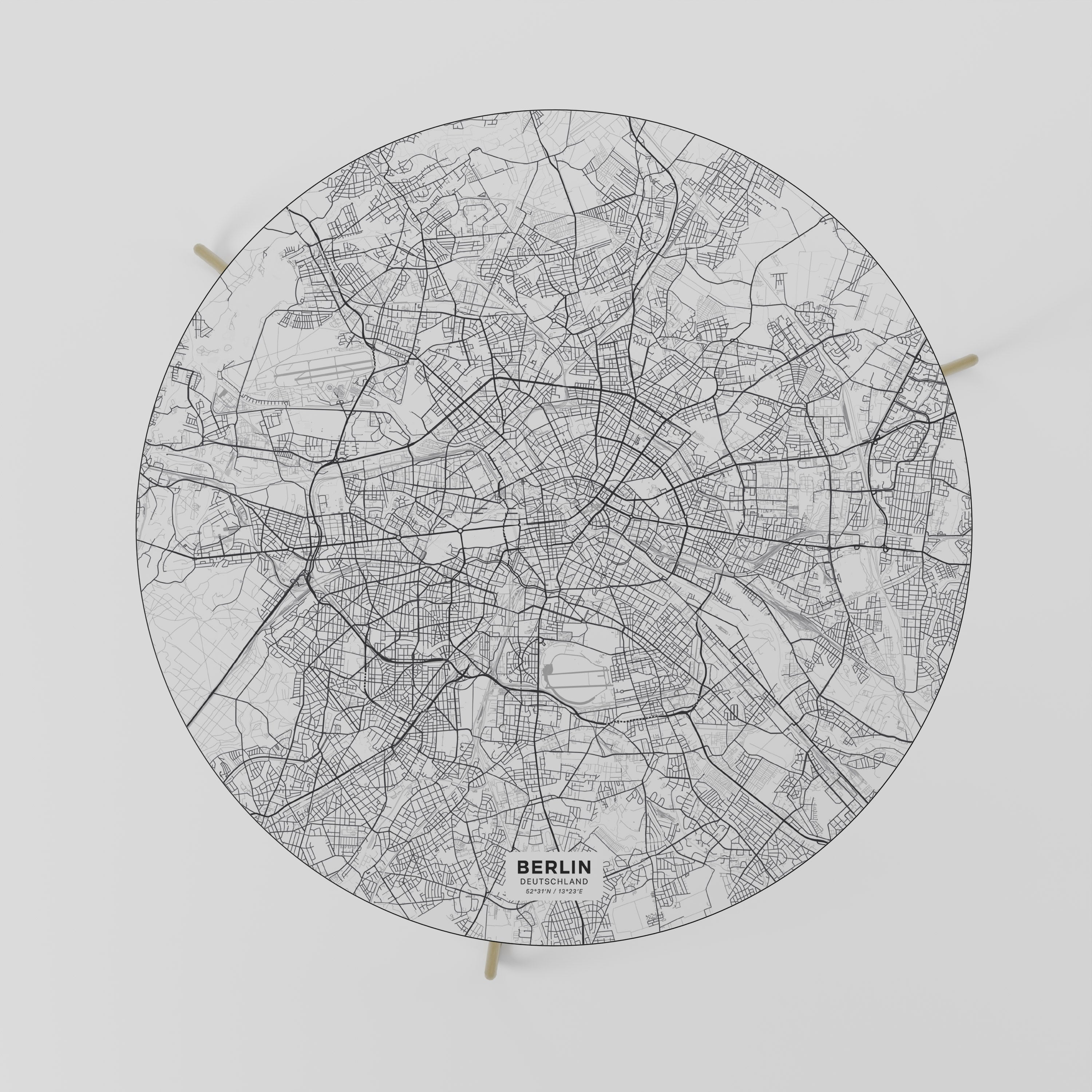 Table basse BERLIN PLAN 69