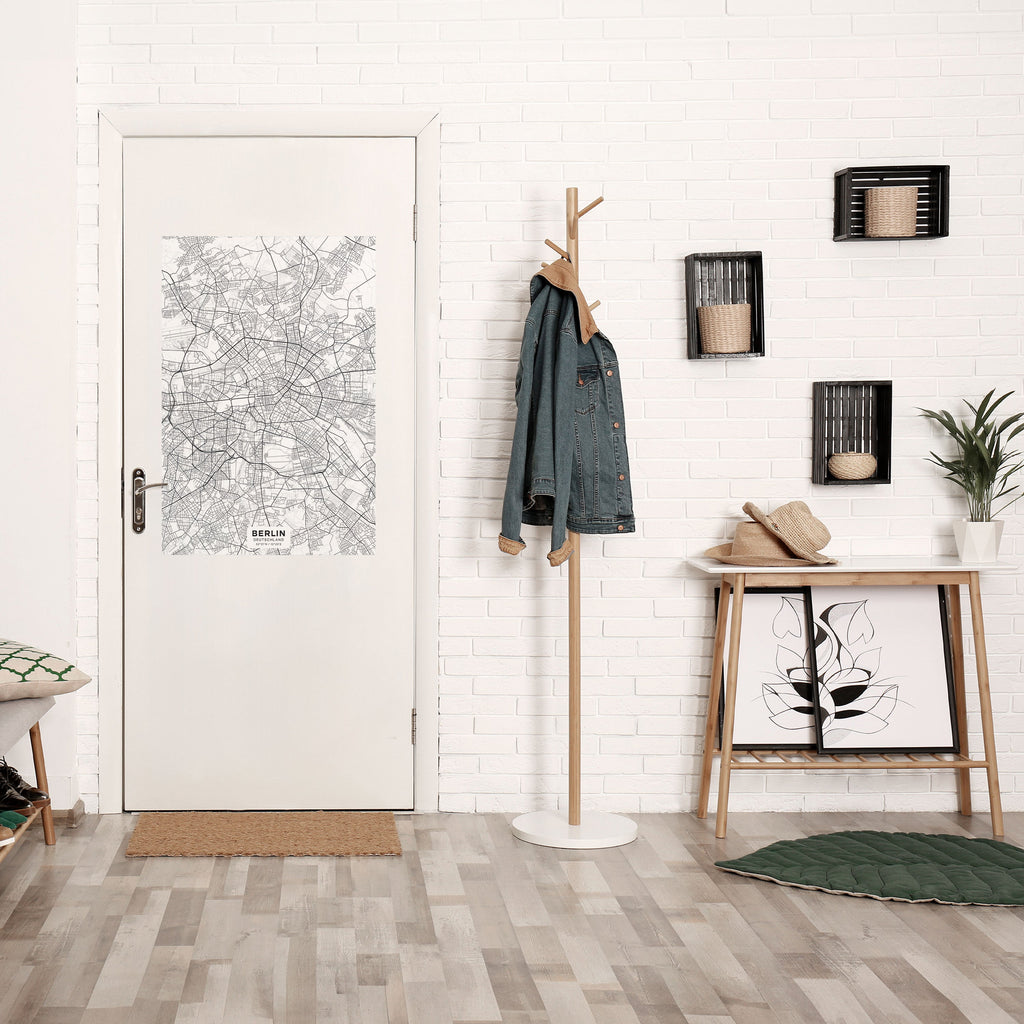 Affiche verticale autocollante du Plan de Berlin