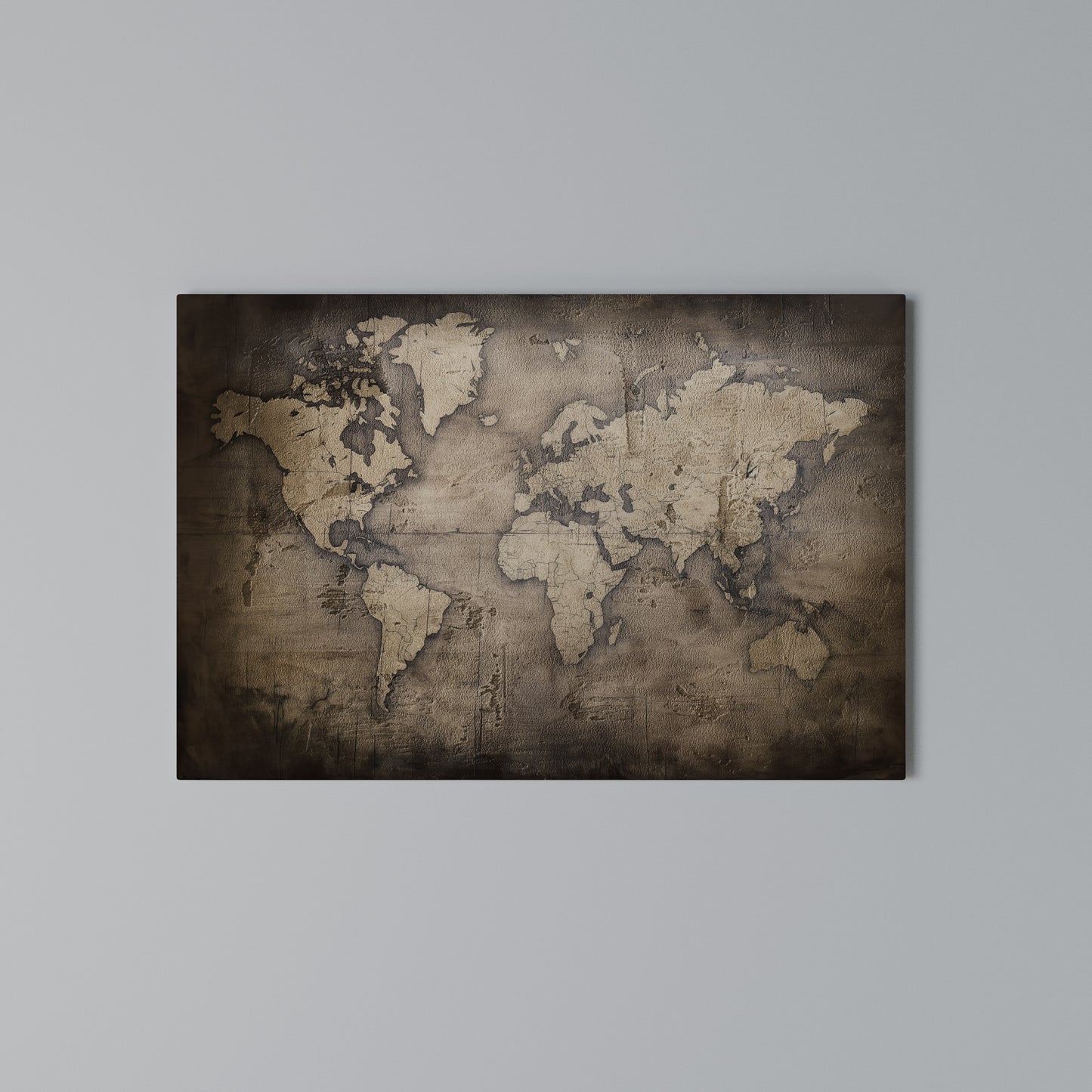 VINTAGE WORLD CHRONICLE Horizontal Canvas Print