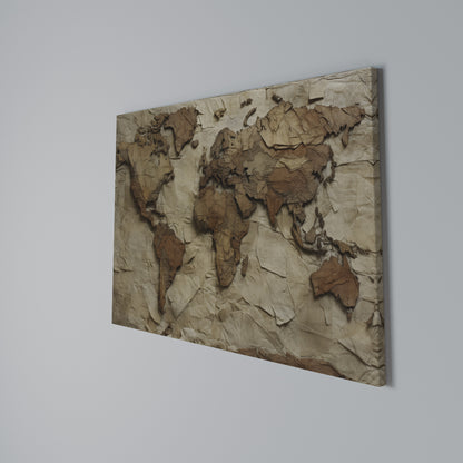 PAPERY PLANET LANDSCAPE Horizontal Canvas Print