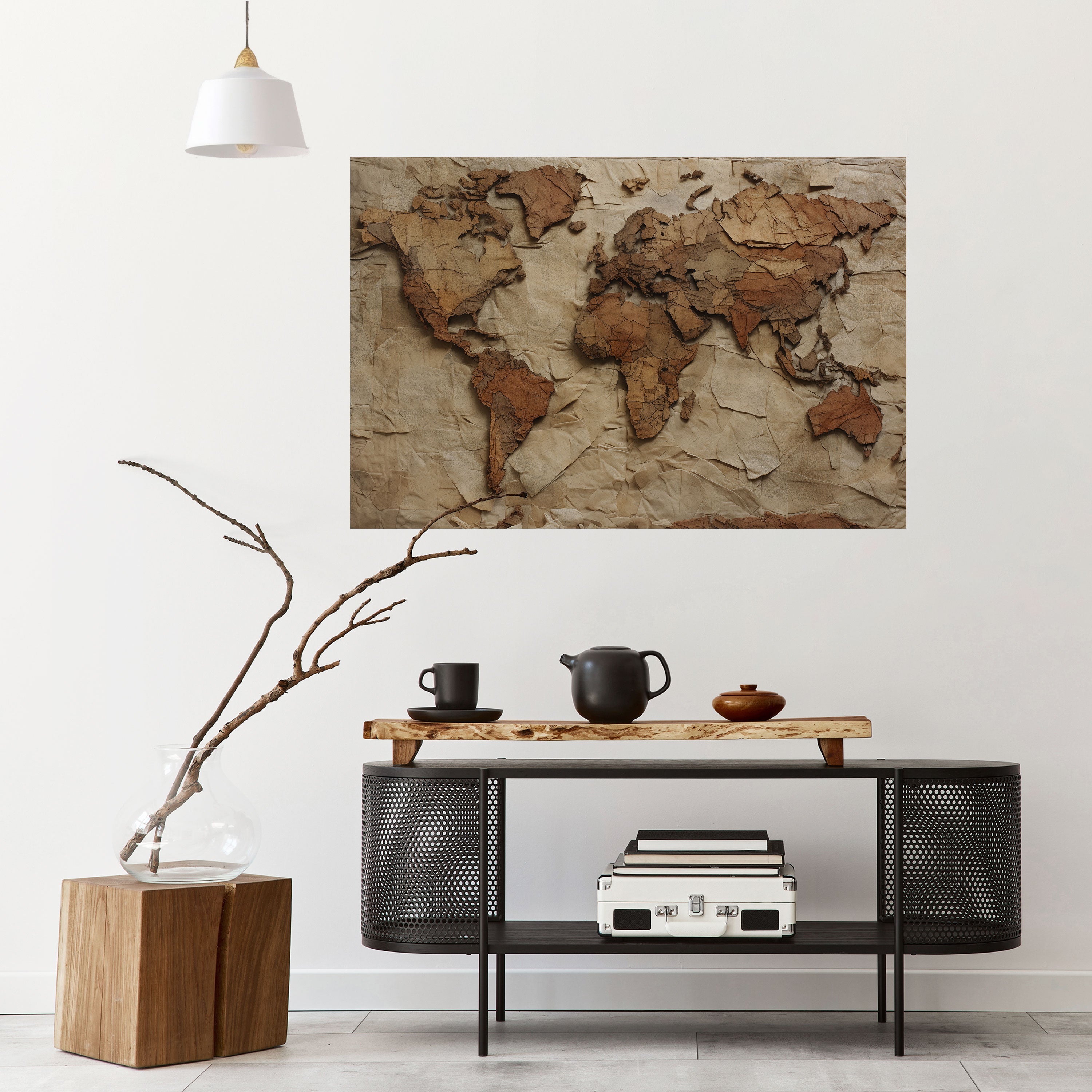 Affiche horizontale autocollante PAPERY PLANET LANDSCAPE