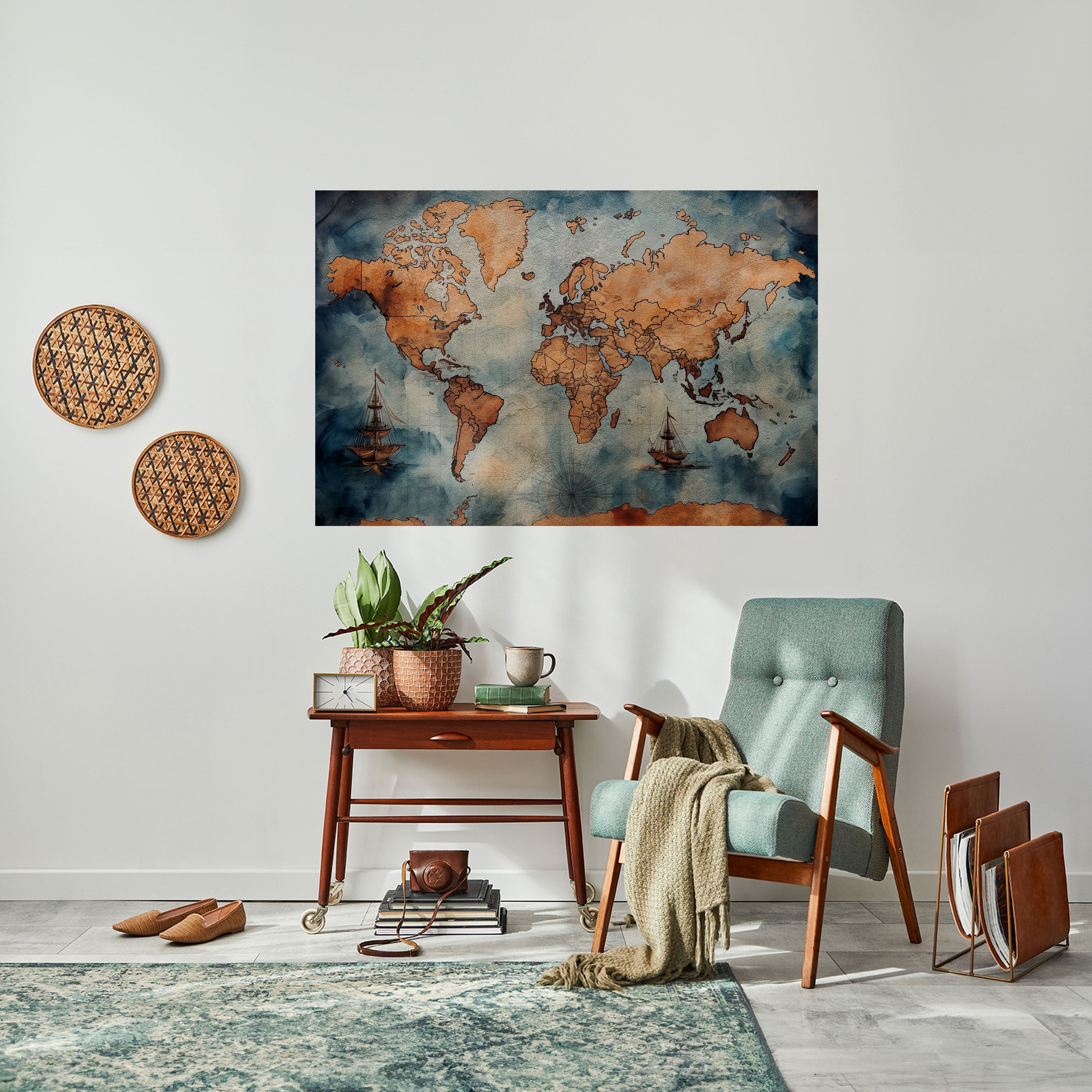 Affiche horizontale autocollante « VAGUES DE DÉCOUVERTE »