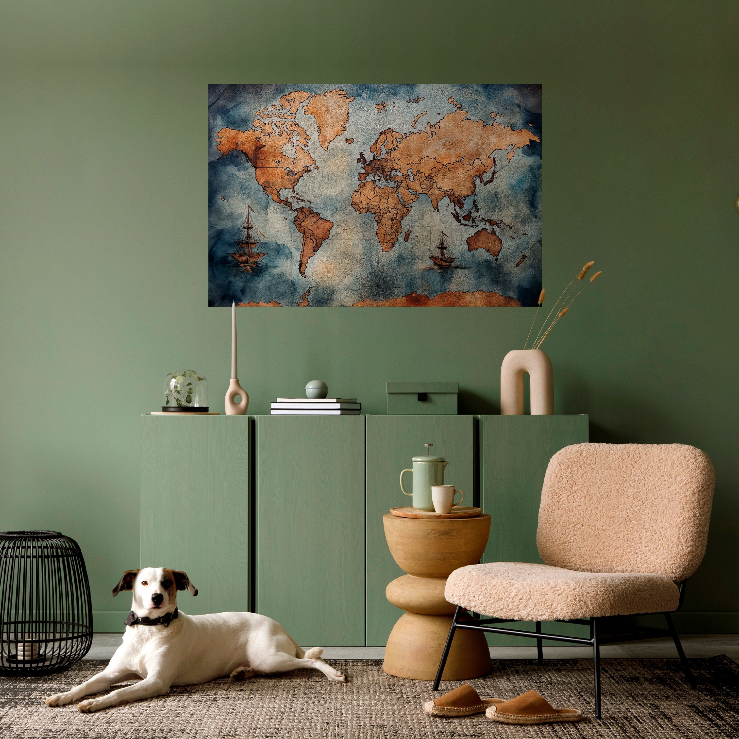 Affiche horizontale autocollante « VAGUES DE DÉCOUVERTE »