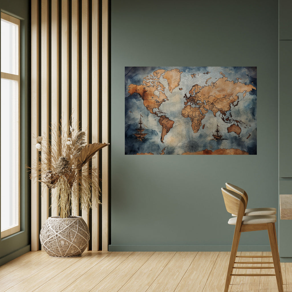 Affiche horizontale autocollante « VAGUES DE DÉCOUVERTE »