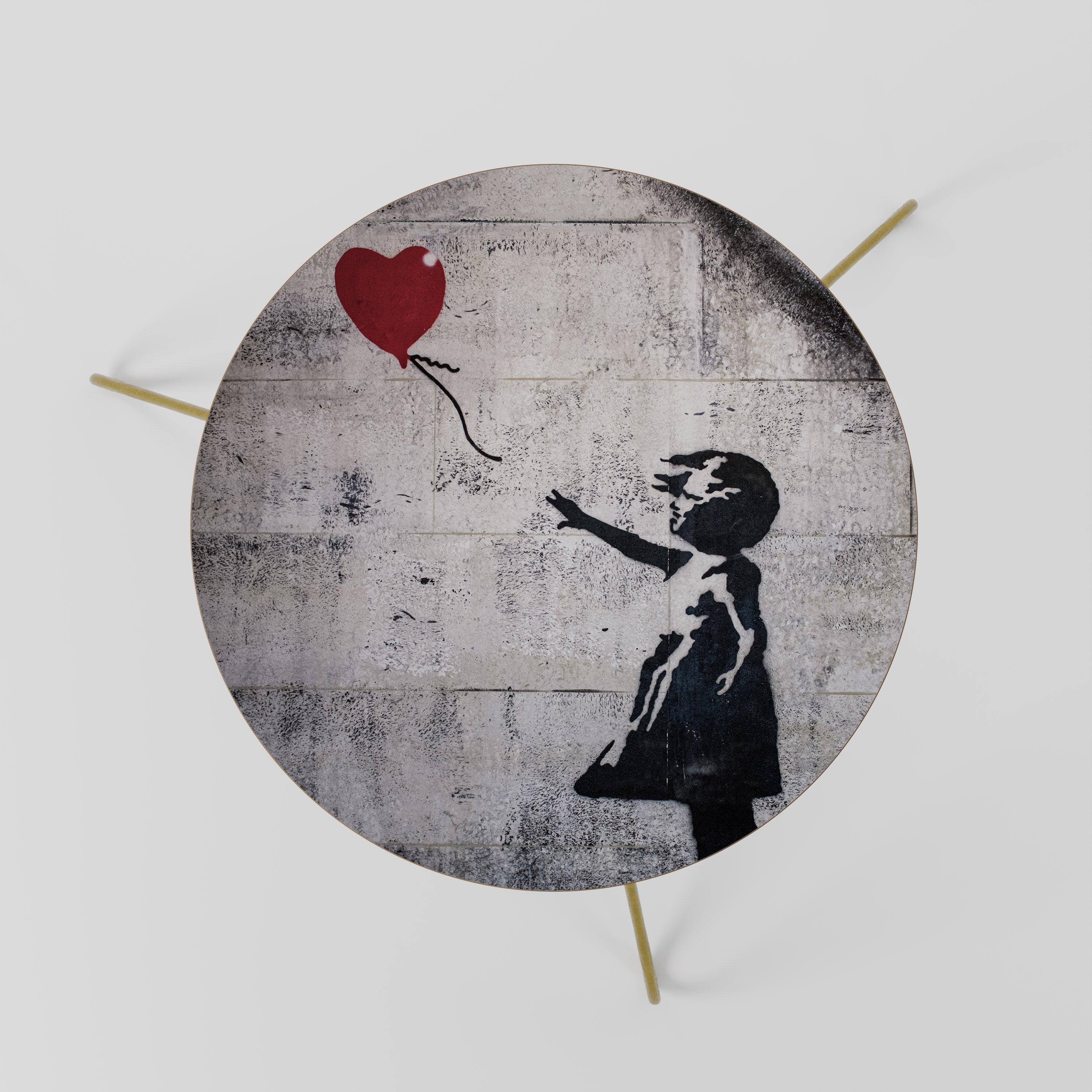 Table basse BALLON GIRL (BANKSY) 60