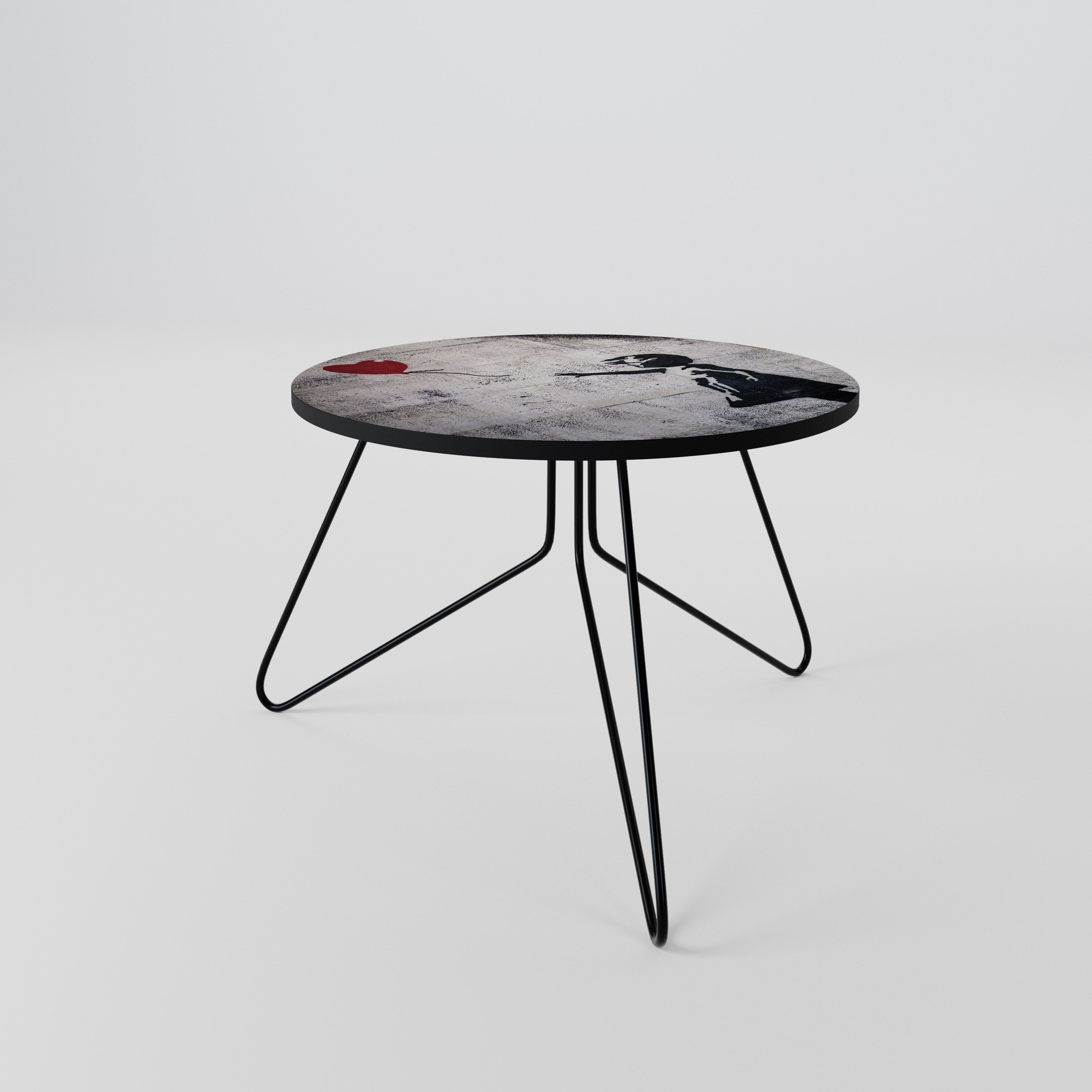 Table basse BALLON GIRL (BANKSY) 60