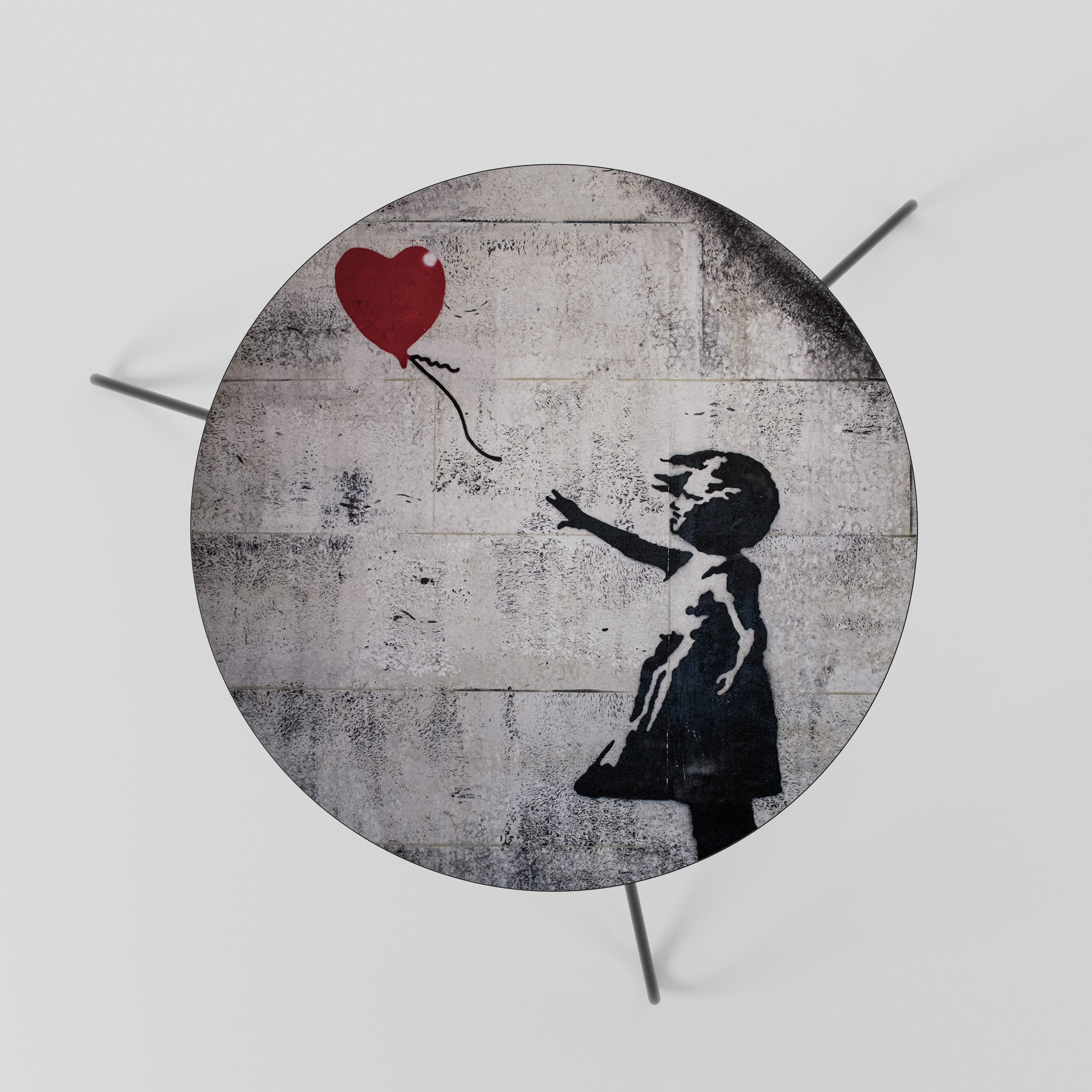 Table basse BALLON GIRL (BANKSY) 60
