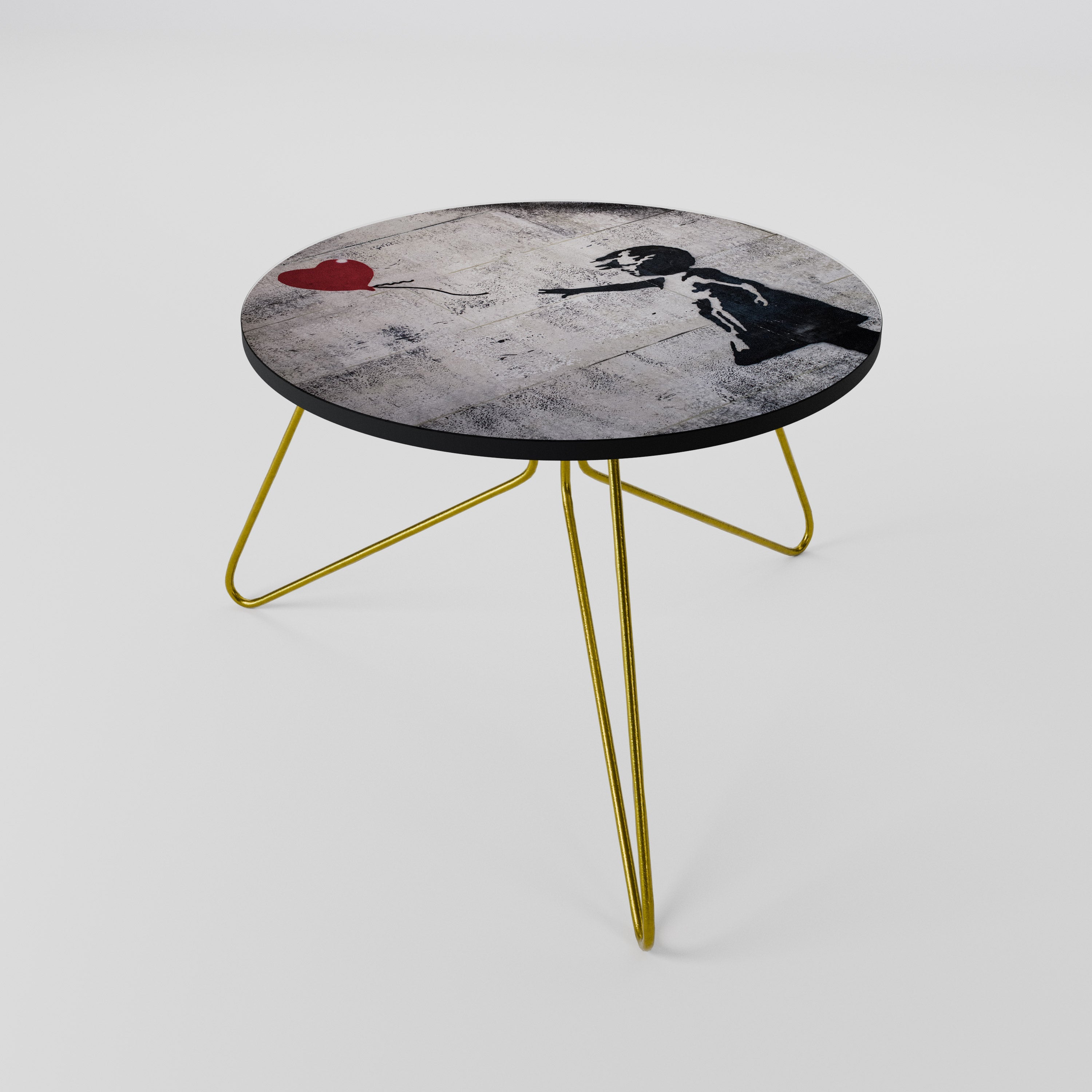 Table basse BALLON GIRL (BANKSY) 60