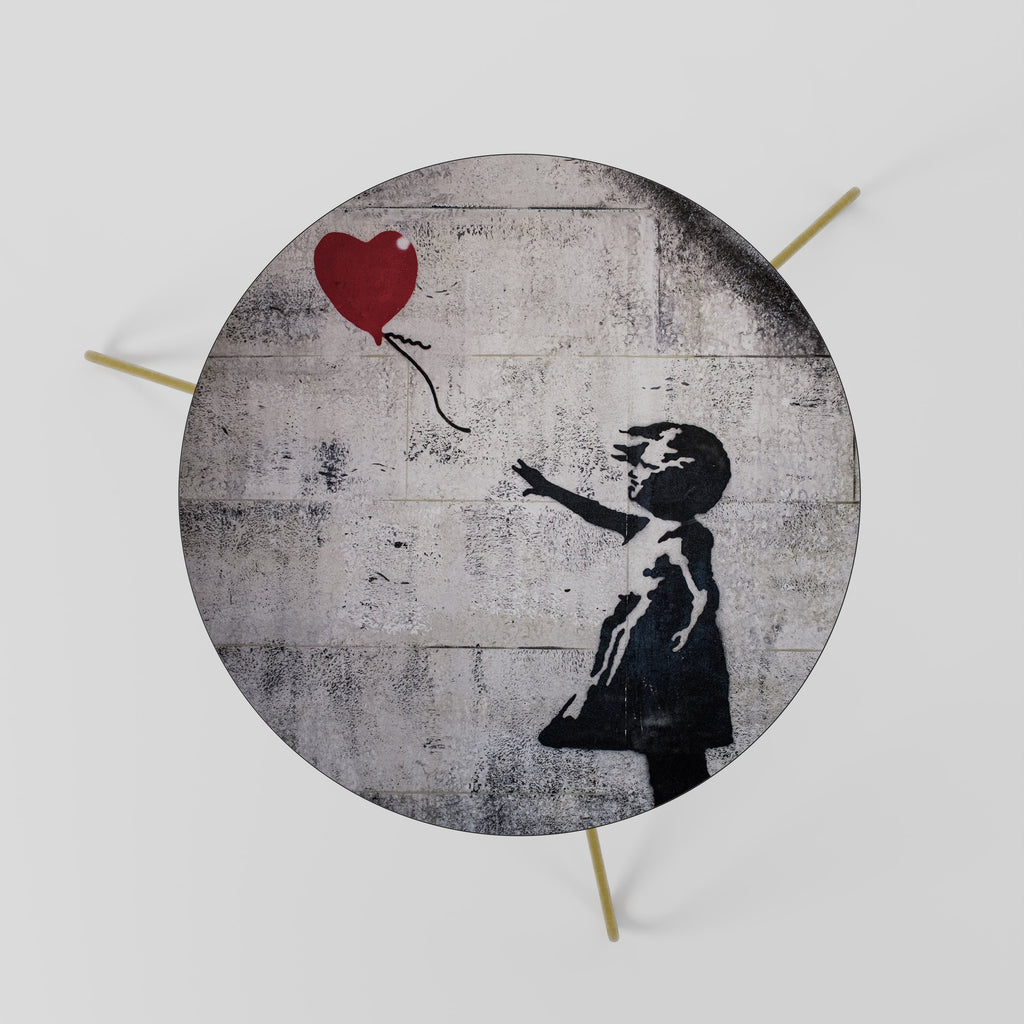 Table basse BALLON GIRL (BANKSY) 60