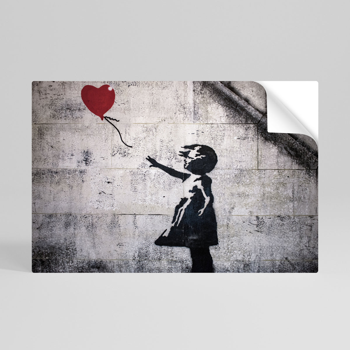 BALLON GIRL (BANKSY) Peel and Stick Horizontal Poster