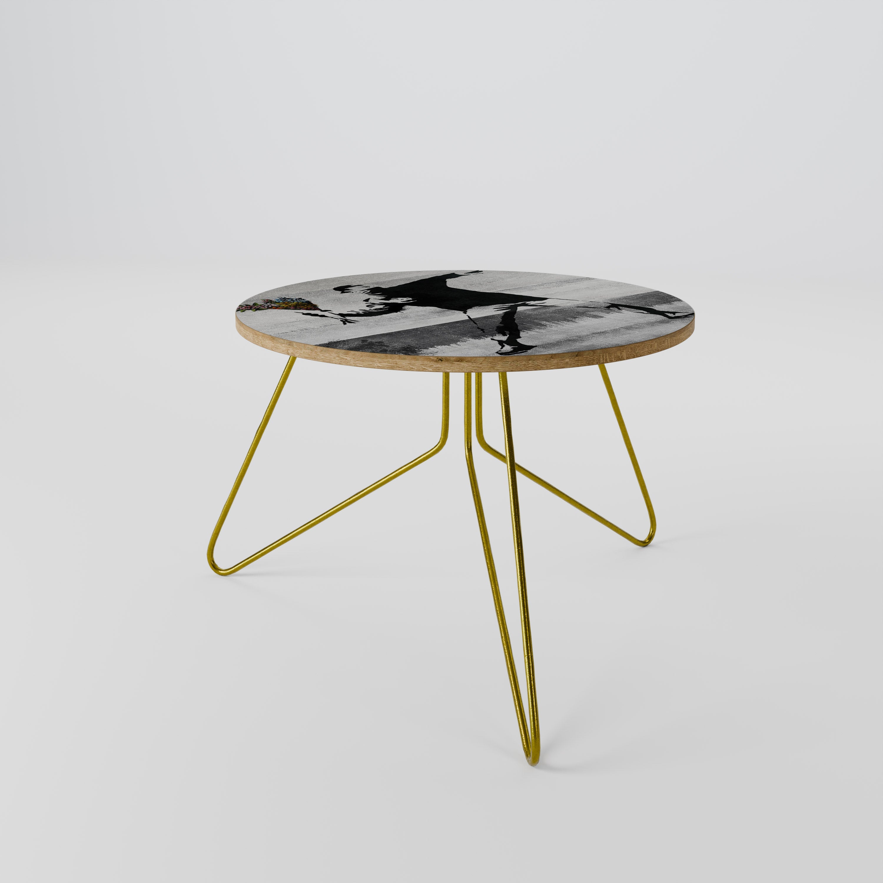 Table basse FLOWER BOMBER (BANKSY) 60