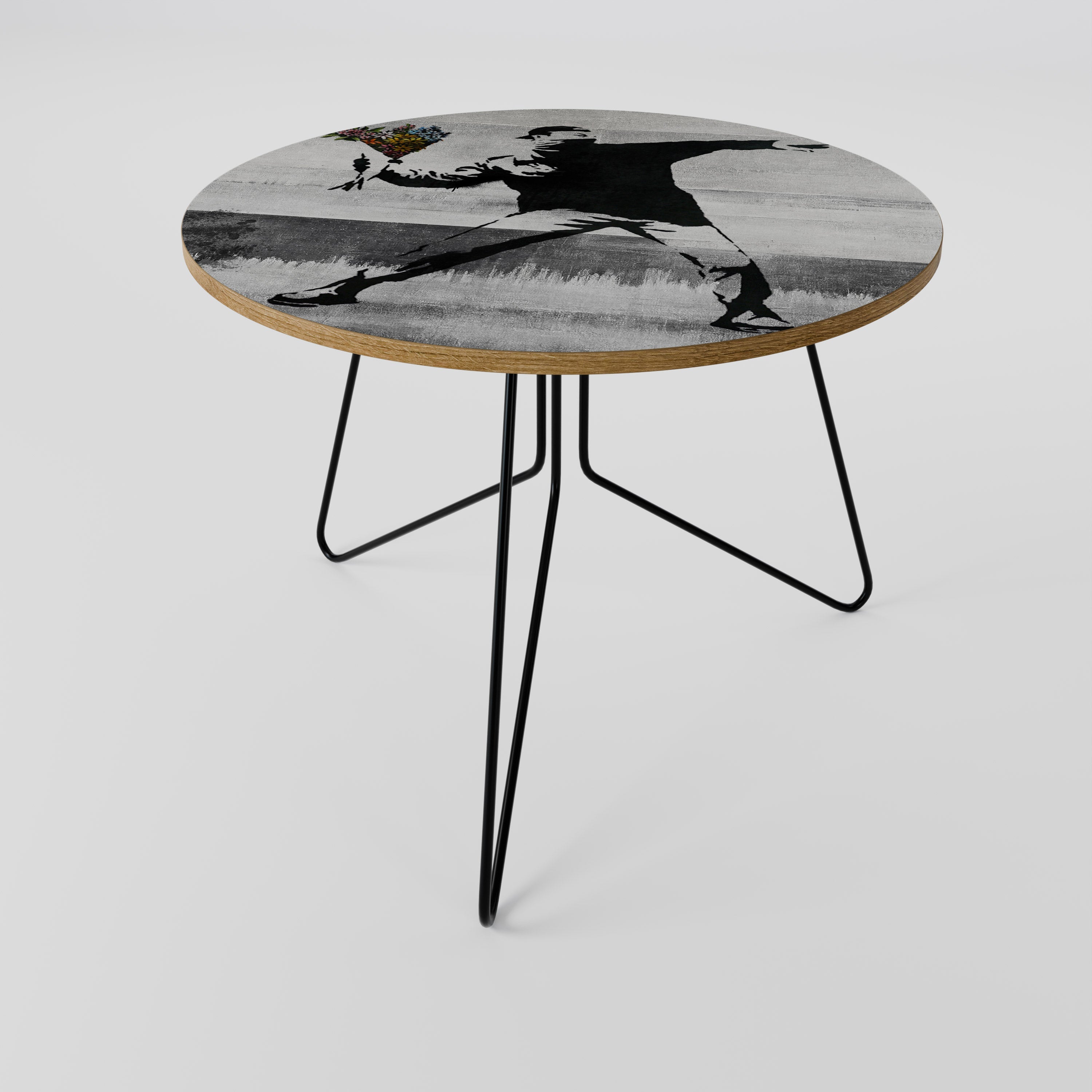 Table basse FLOWER BOMBER (BANKSY) 69