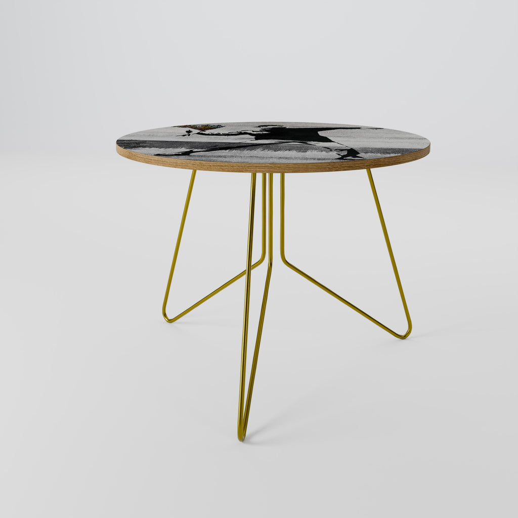 Table basse FLOWER BOMBER (BANKSY) 69