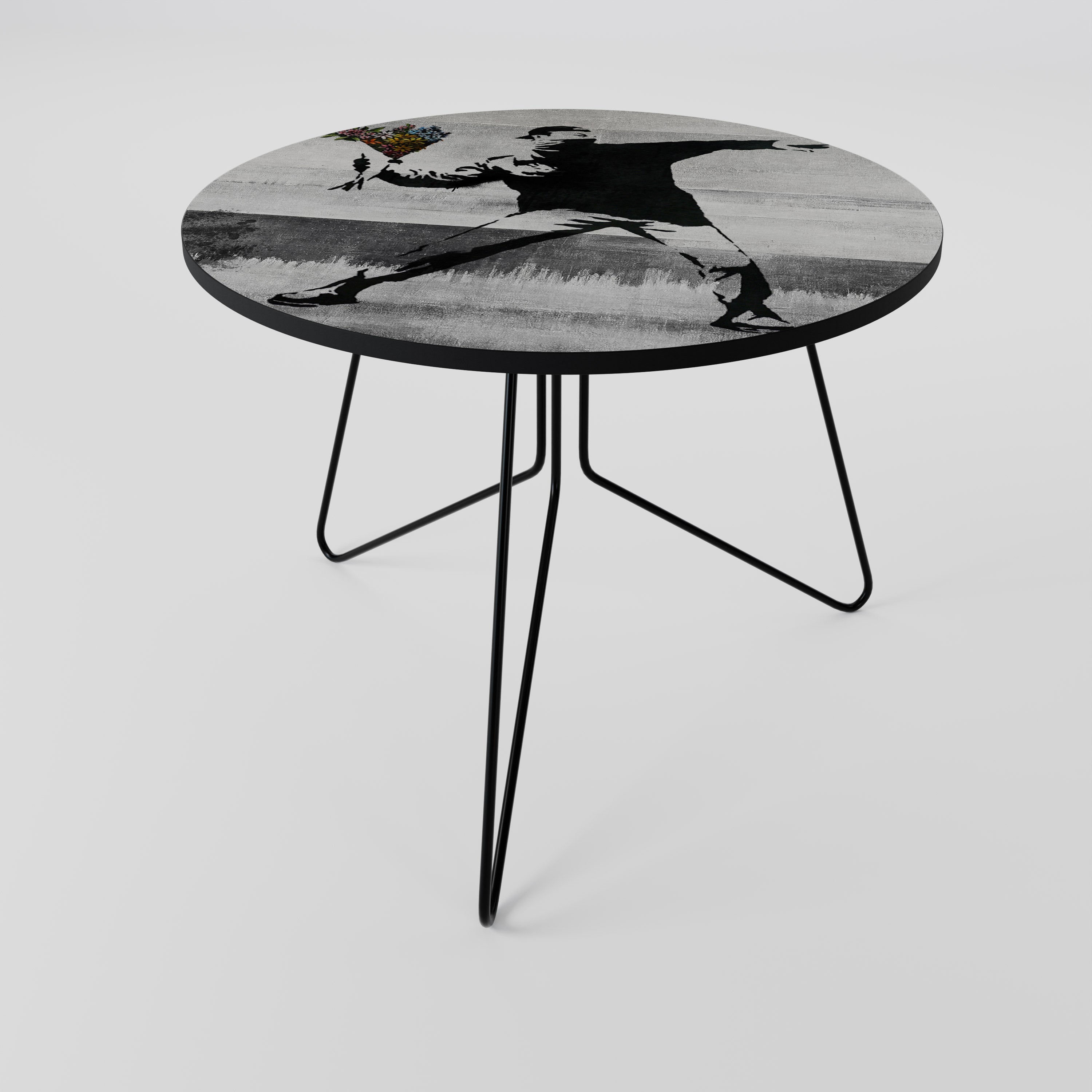 Table basse FLOWER BOMBER (BANKSY) 69