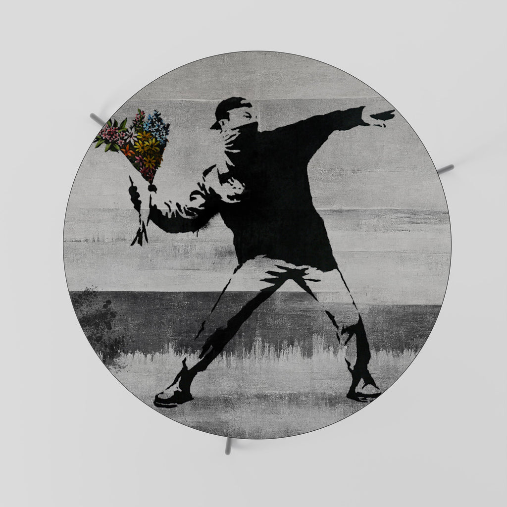 Table basse FLOWER BOMBER (BANKSY) 69
