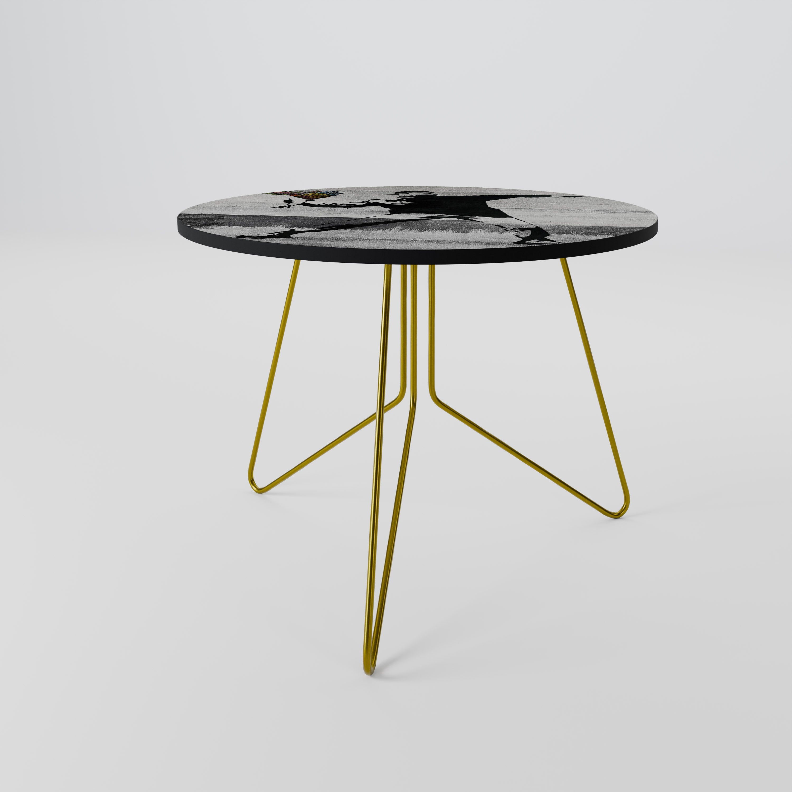 Table basse FLOWER BOMBER (BANKSY) 69