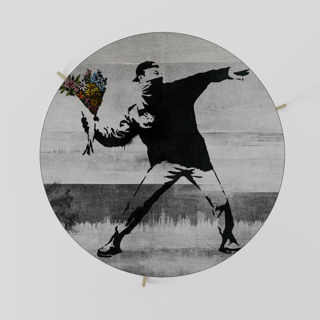 Table basse FLOWER BOMBER (BANKSY) 69