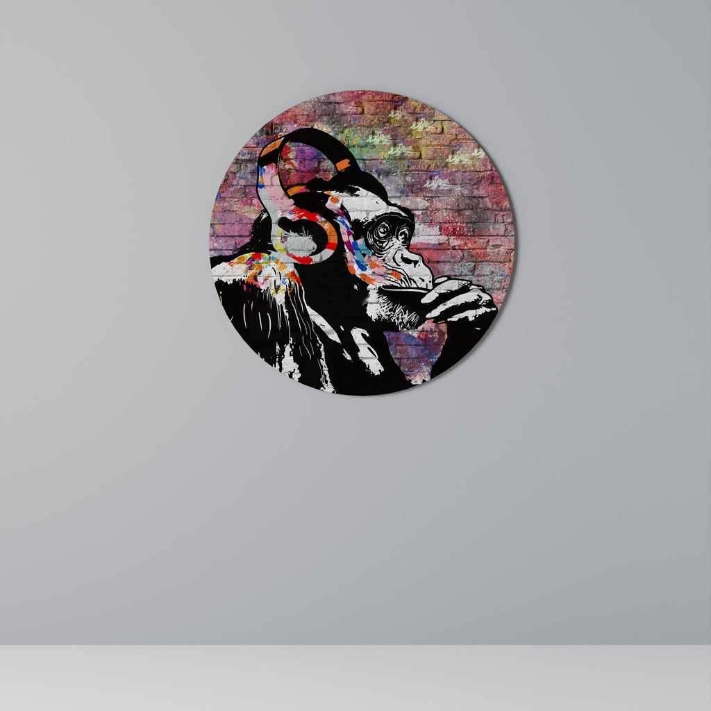 Décoration murale ronde APISH LISTENER