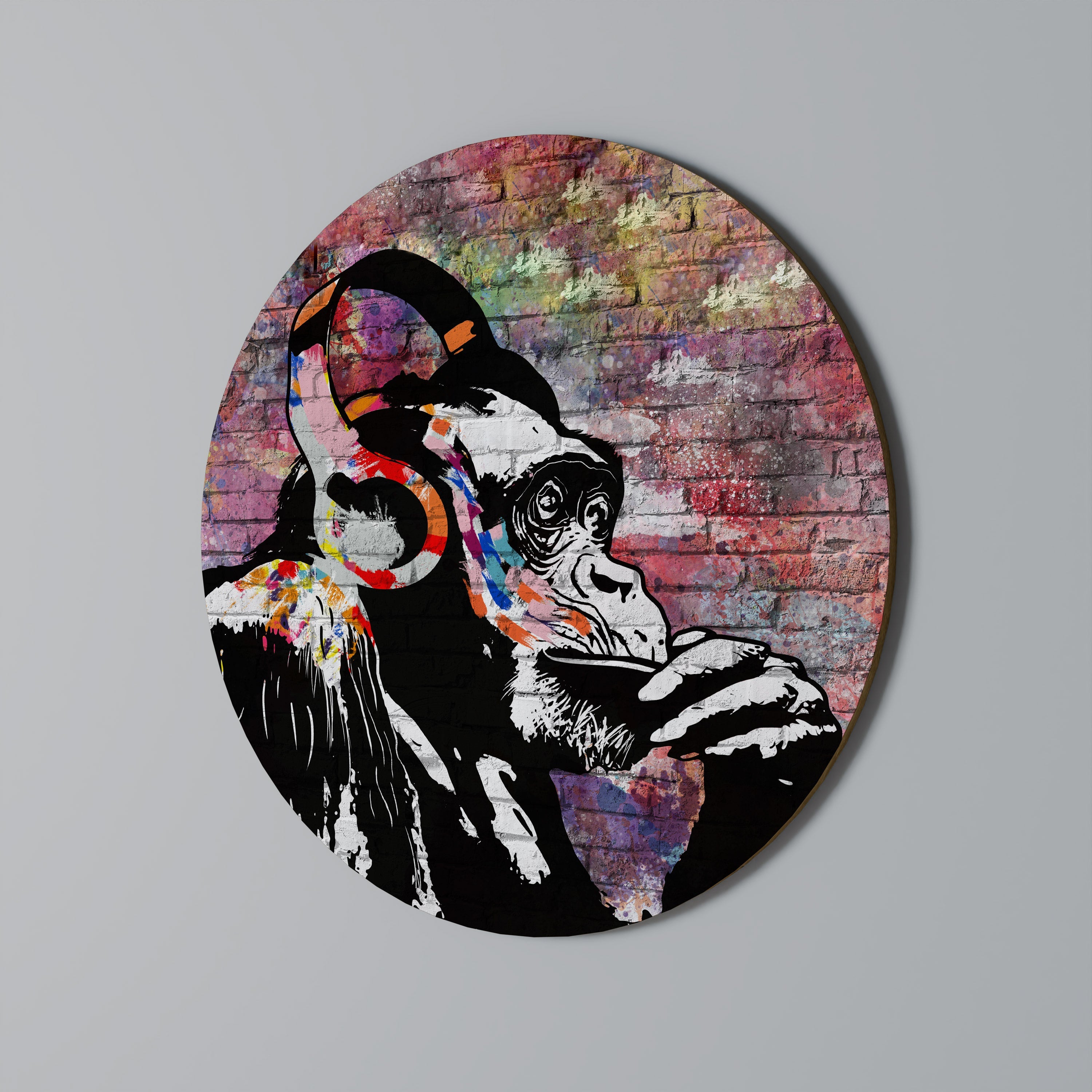 Décoration murale ronde APISH LISTENER