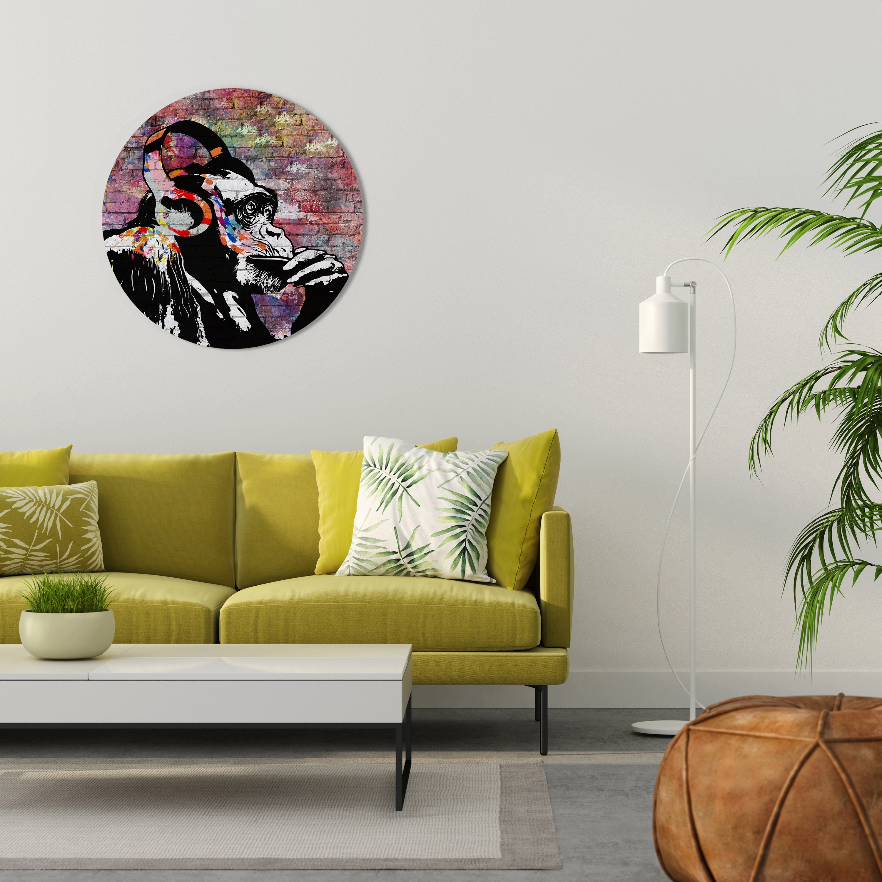 Décoration murale ronde APISH LISTENER