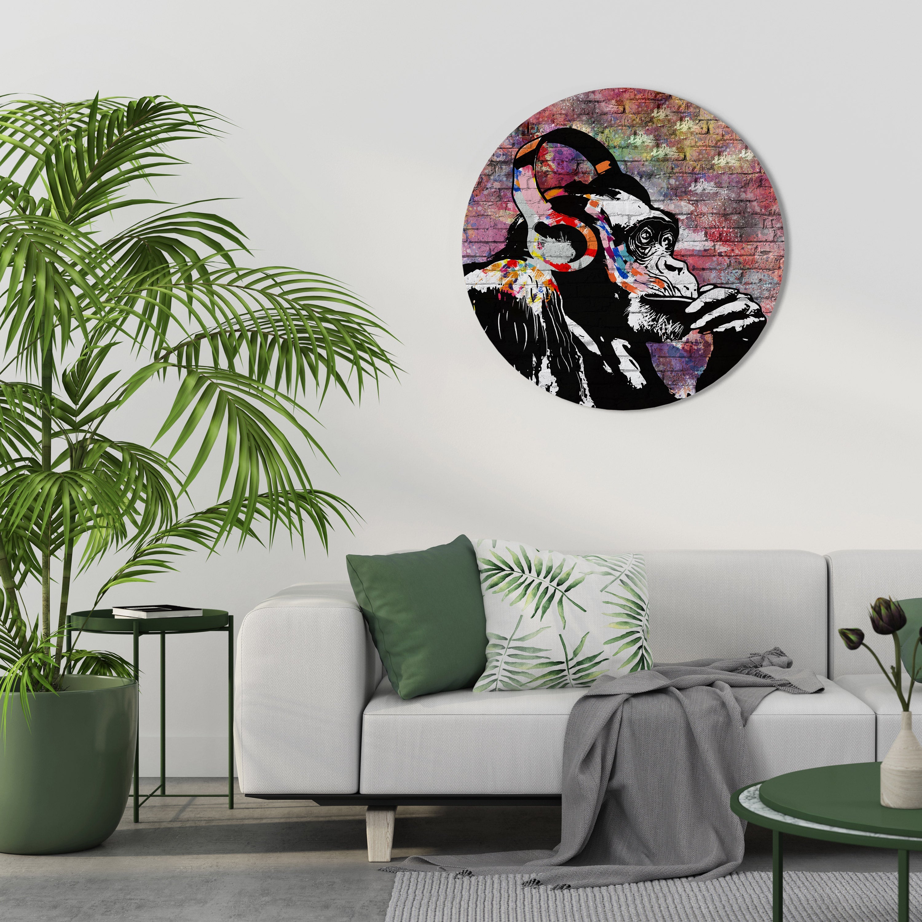 Décoration murale ronde APISH LISTENER