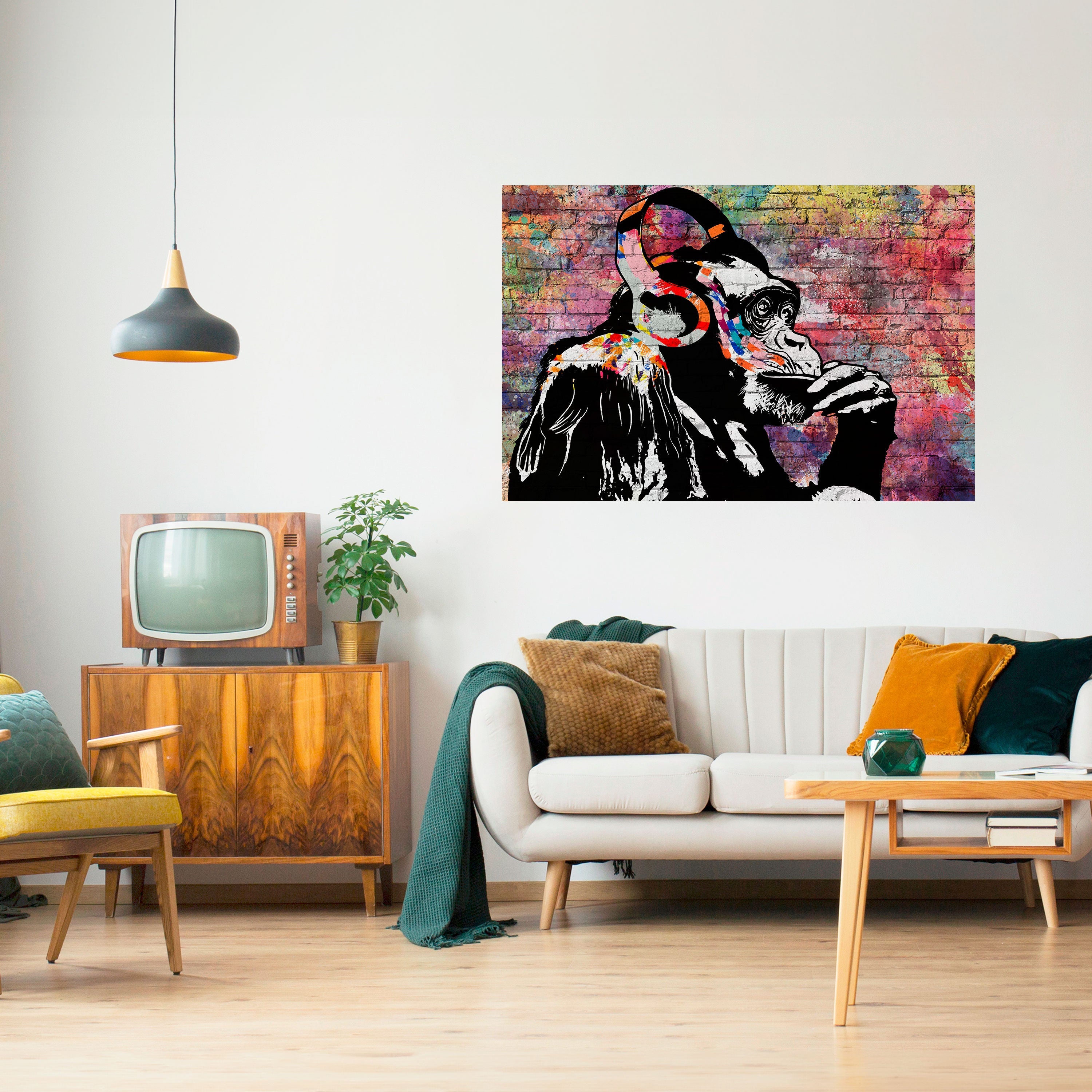 Affiche horizontale autocollante « APISH LISTENER »