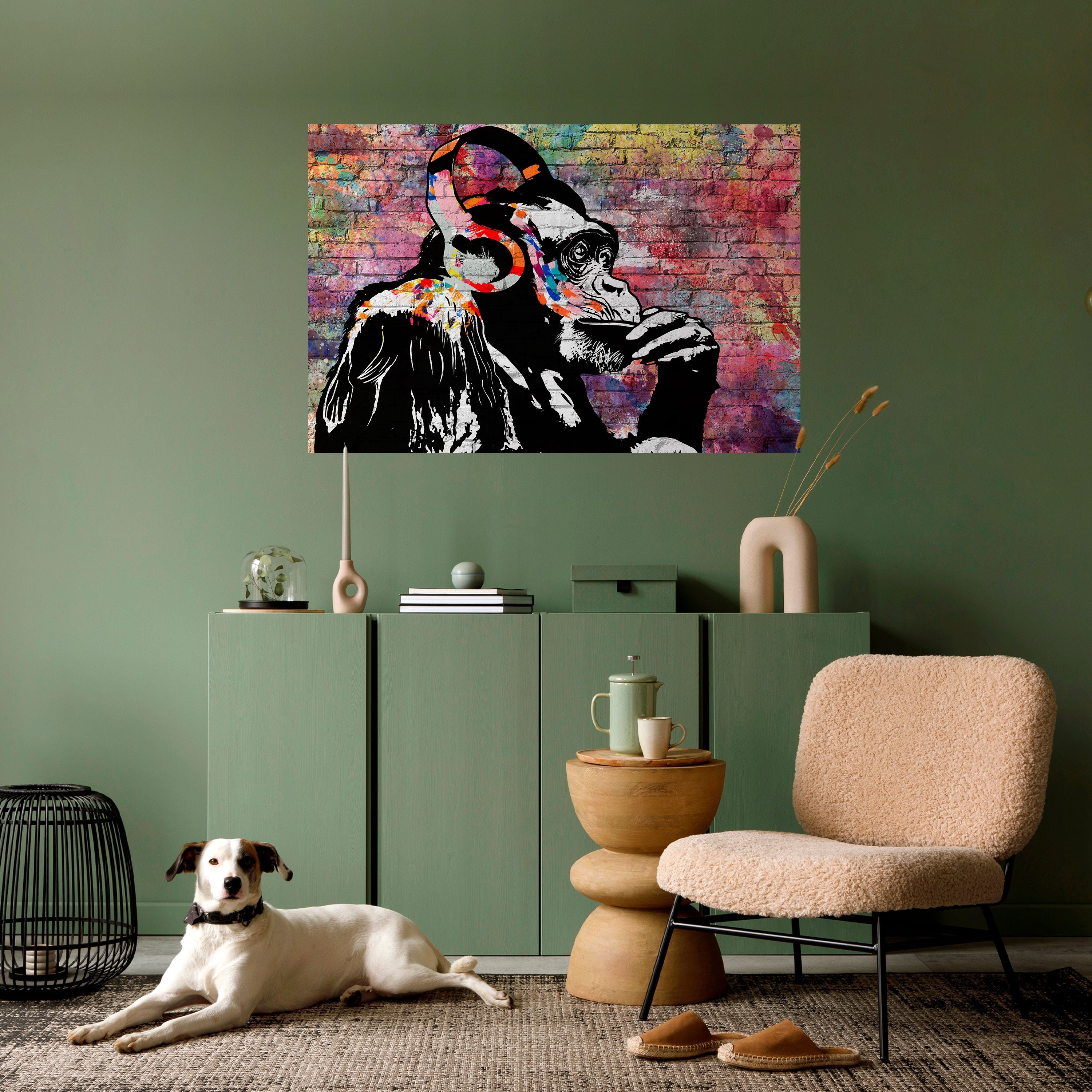 Affiche horizontale autocollante « APISH LISTENER »