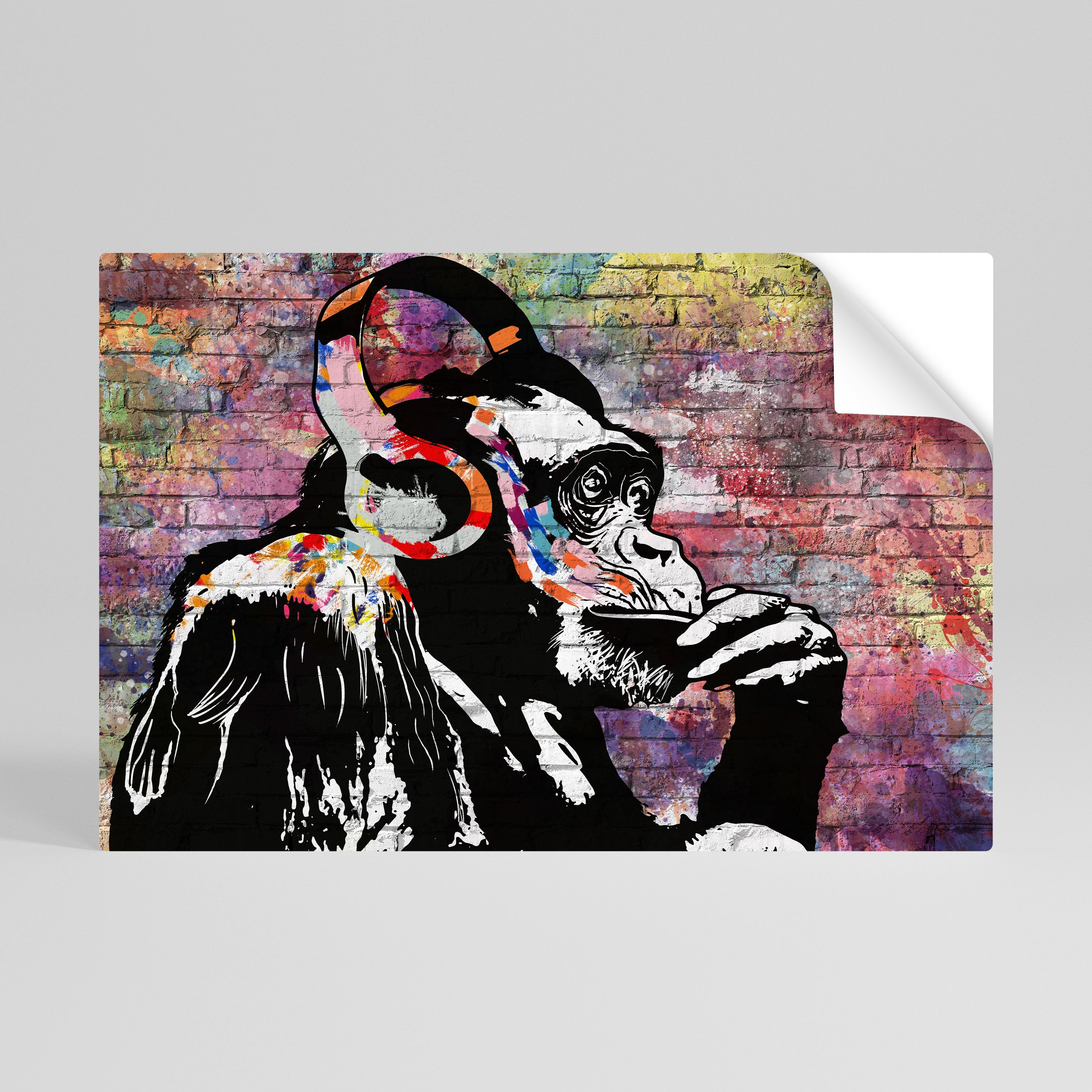 Affiche horizontale autocollante « APISH LISTENER »