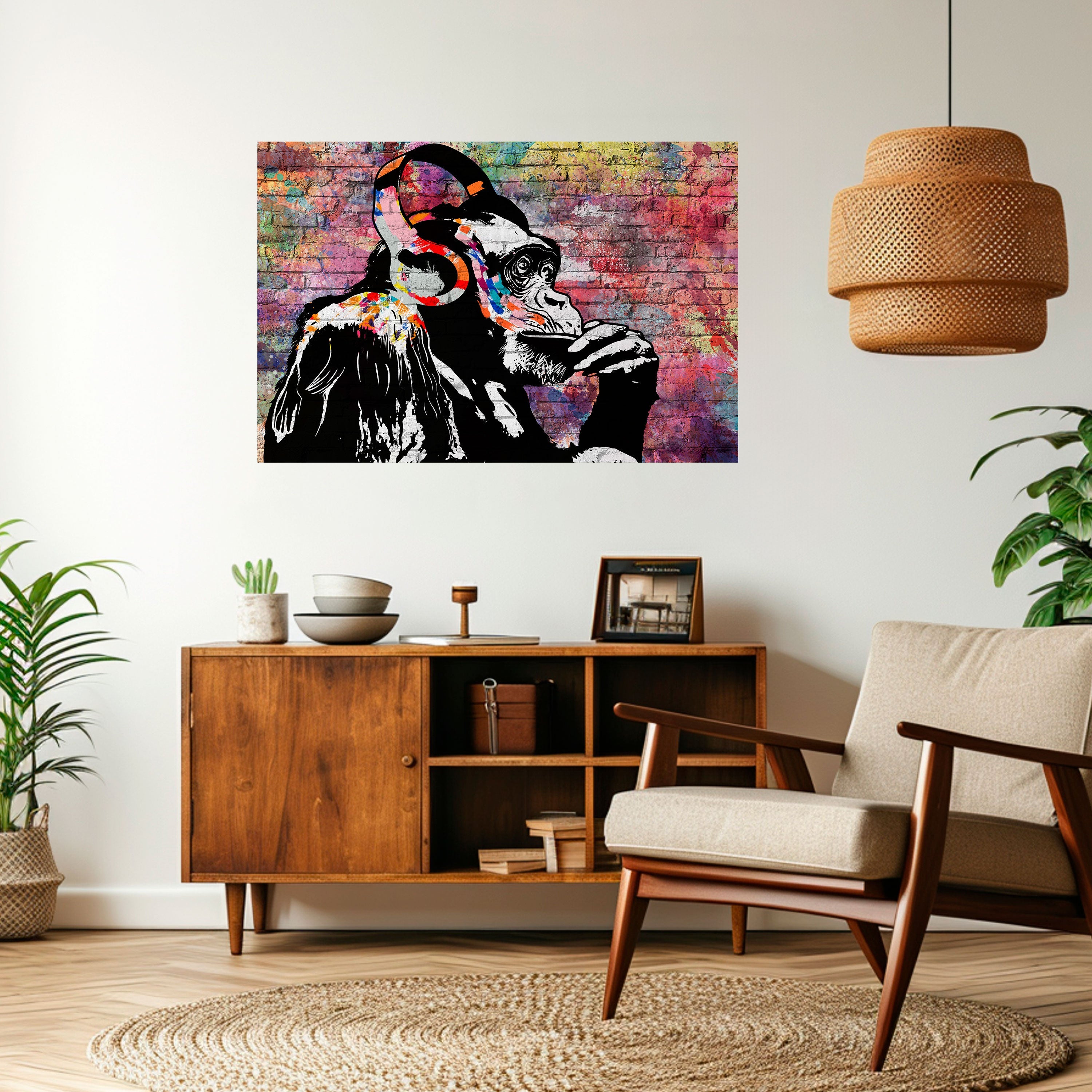 Affiche horizontale autocollante « APISH LISTENER »